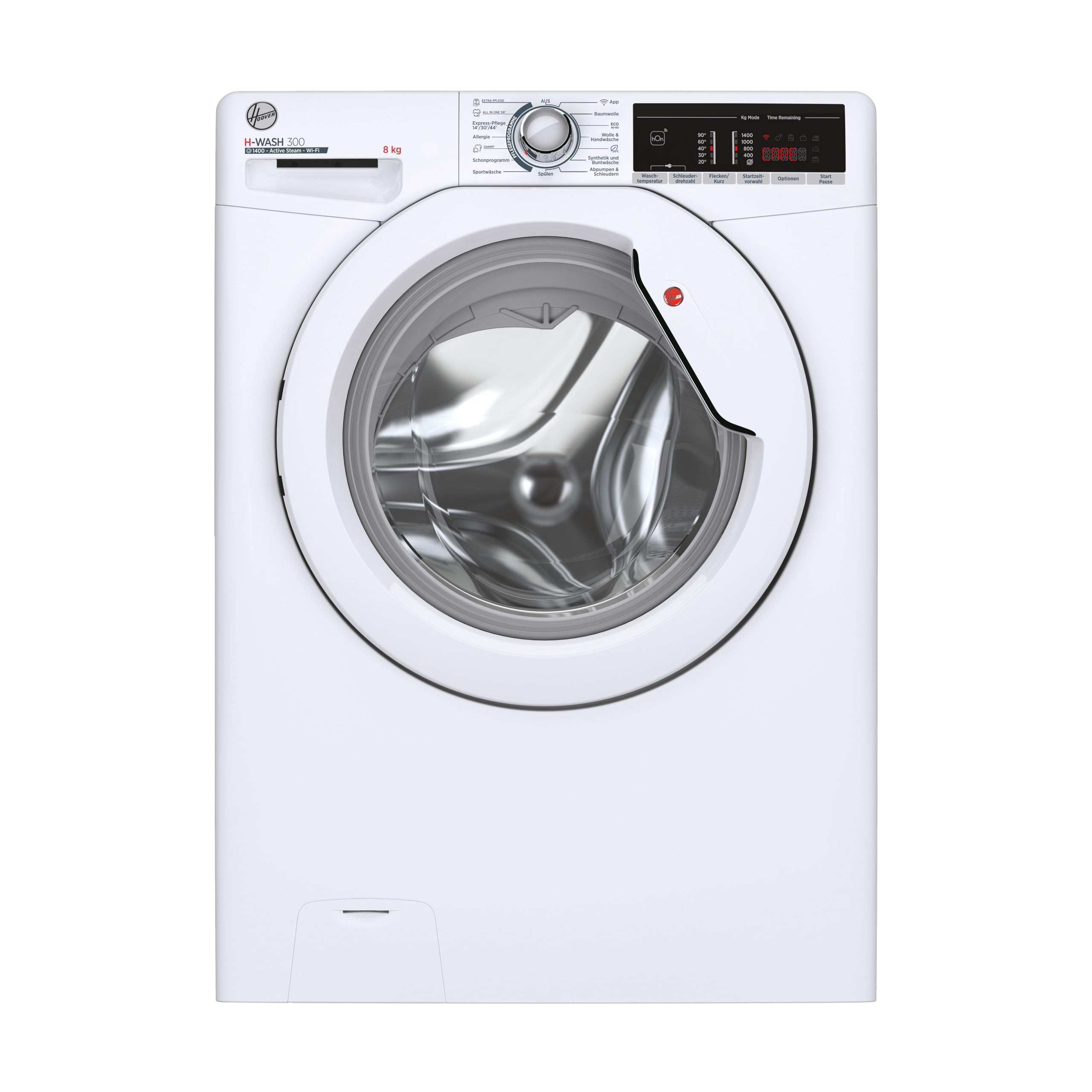 Hoover Frontlader Waschmaschine I Washing Machine mit 1.400 U/Min. & leisem Direktantrieb I Inkl. 16 Programmen