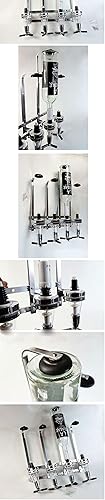 Miniatura 7 de XUANIIIL Dispensador de licor de vino de 4 botellas montado en la pared, dispensador de alcohol de cerveza al revés, dispensador de alcohol de