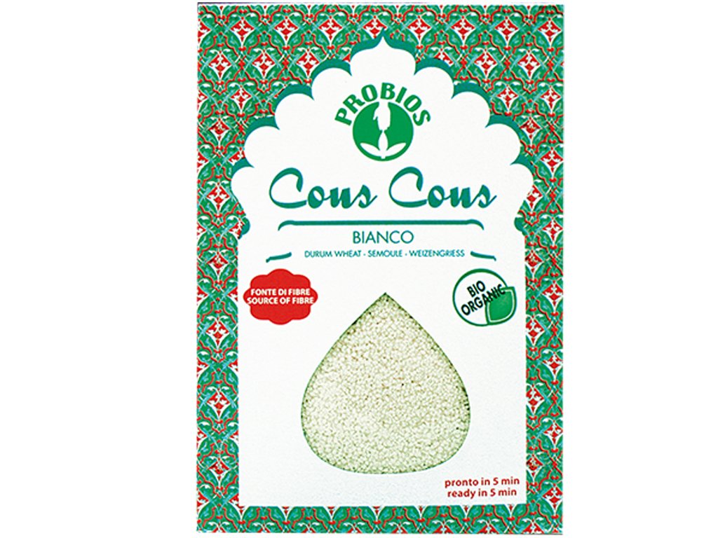 PROBIOS 100% trigo de cuus cous orgánico, 1 unidad (500 g).