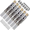 Electric Guitar Bridge Replacement Parts Single Headless Guitar Bridge Single Individual Electric Guitar Bridge For 6 String Electric Headless Guitar (Color : Silver Set of 6)