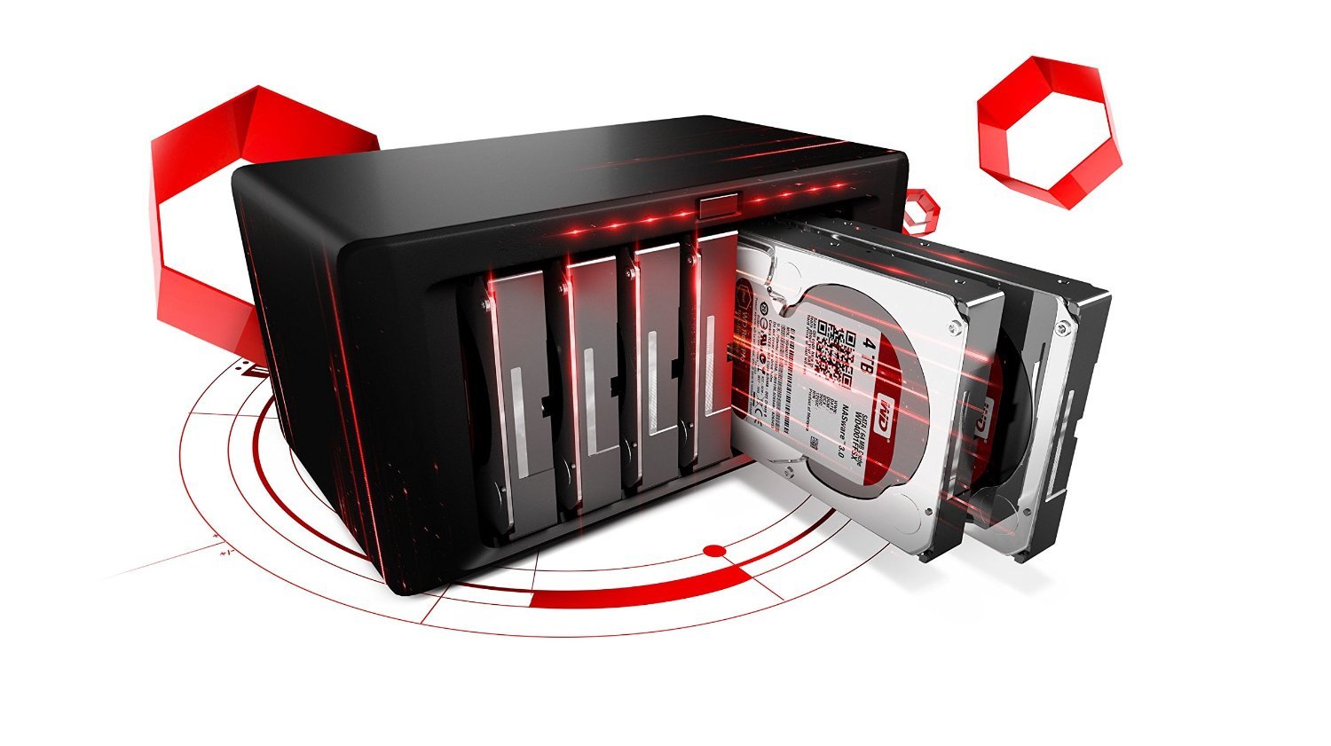 Amazon | WD Red 8TB NAS Hard Disk Drive - 5400 RPM Class SATA 6 Gb 