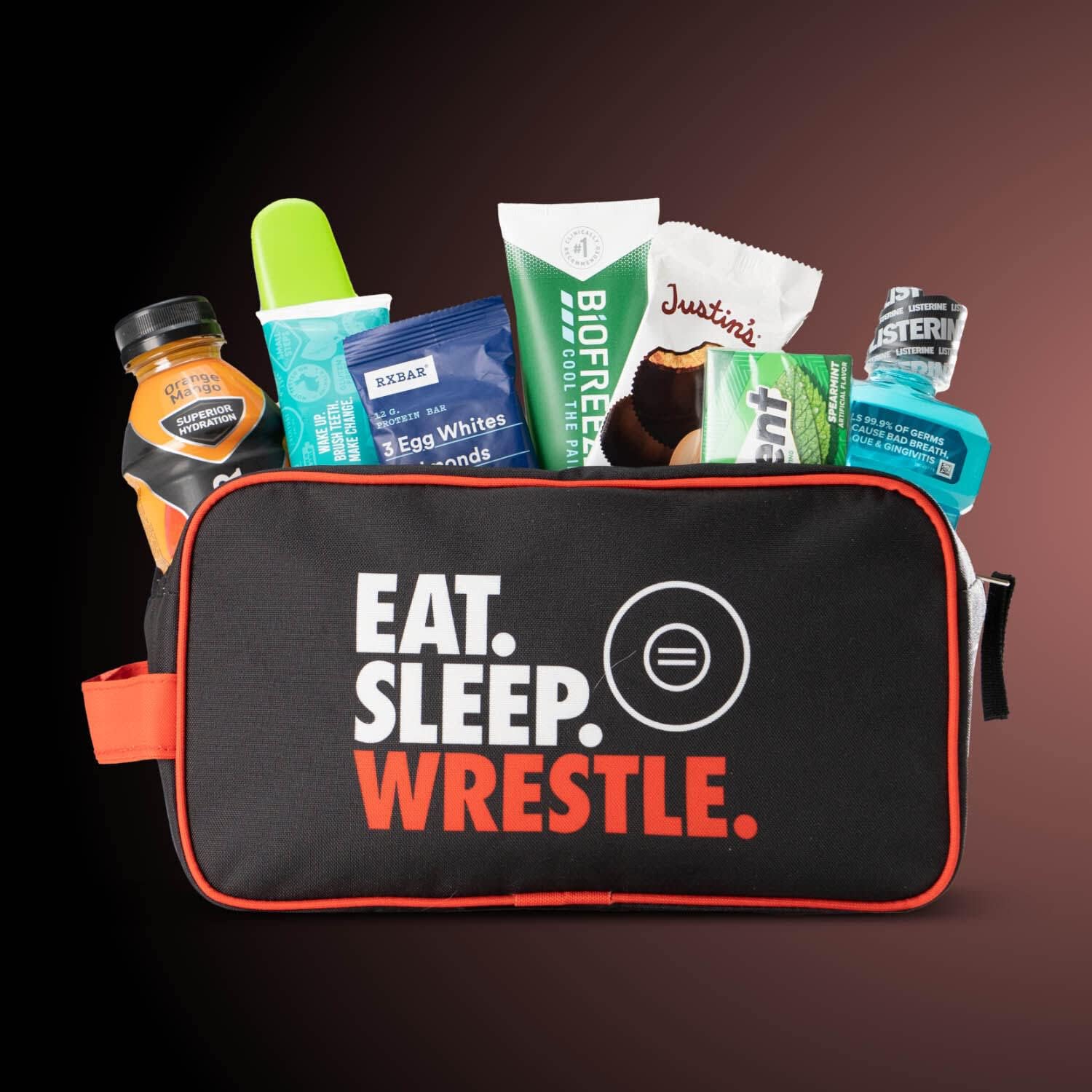 ChalkTalkSPORTS Wrestling Accessory Bag | Travel Bag Dopp Kit | Eat Sleep Wrestle - Image 3