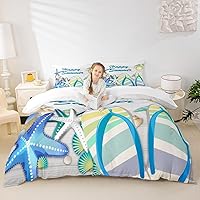 Vista 56 de Juego de funda de edredón de baloncesto para niños, tamaño matrimonial, juego de ropa de cama de 3 piezas para adolescentes y hombres, decoración