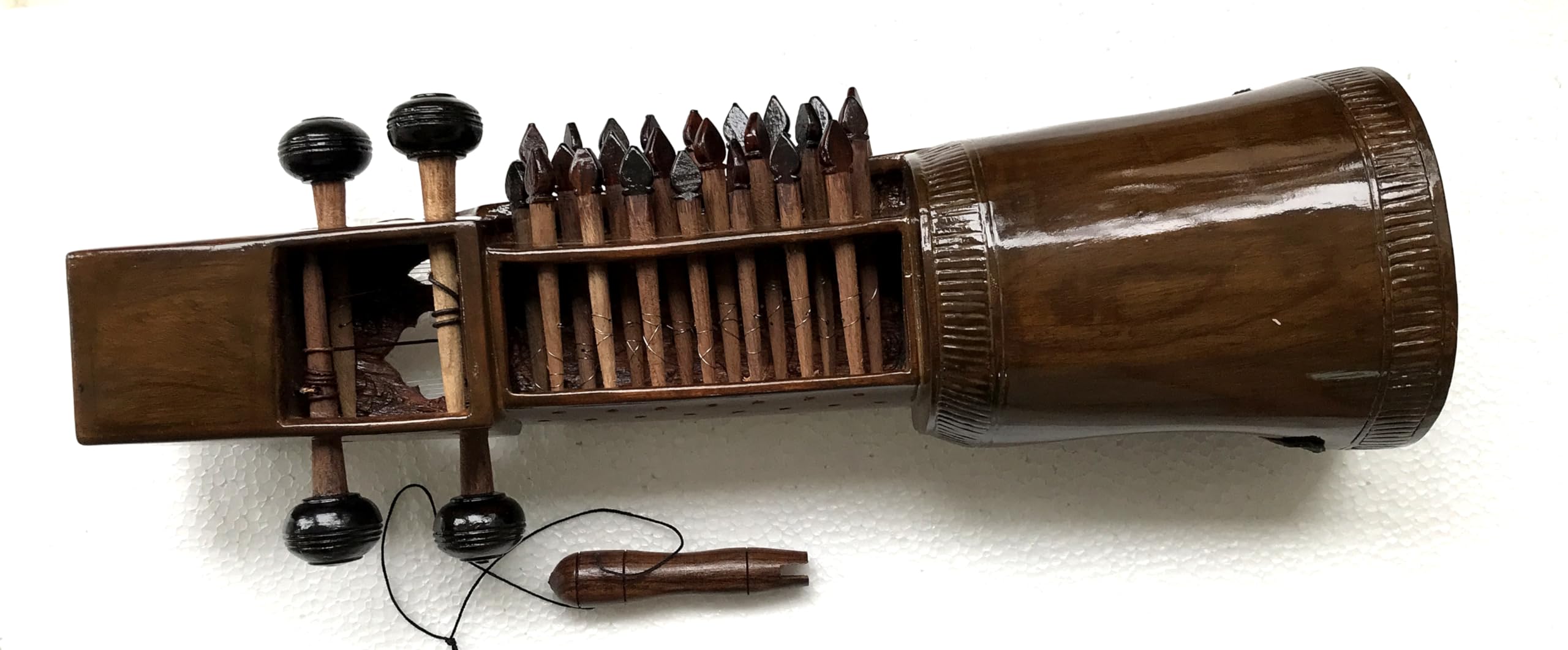 Handmade Kalawati Sarangi for Concert with bow rosin bag and strings - Image 7