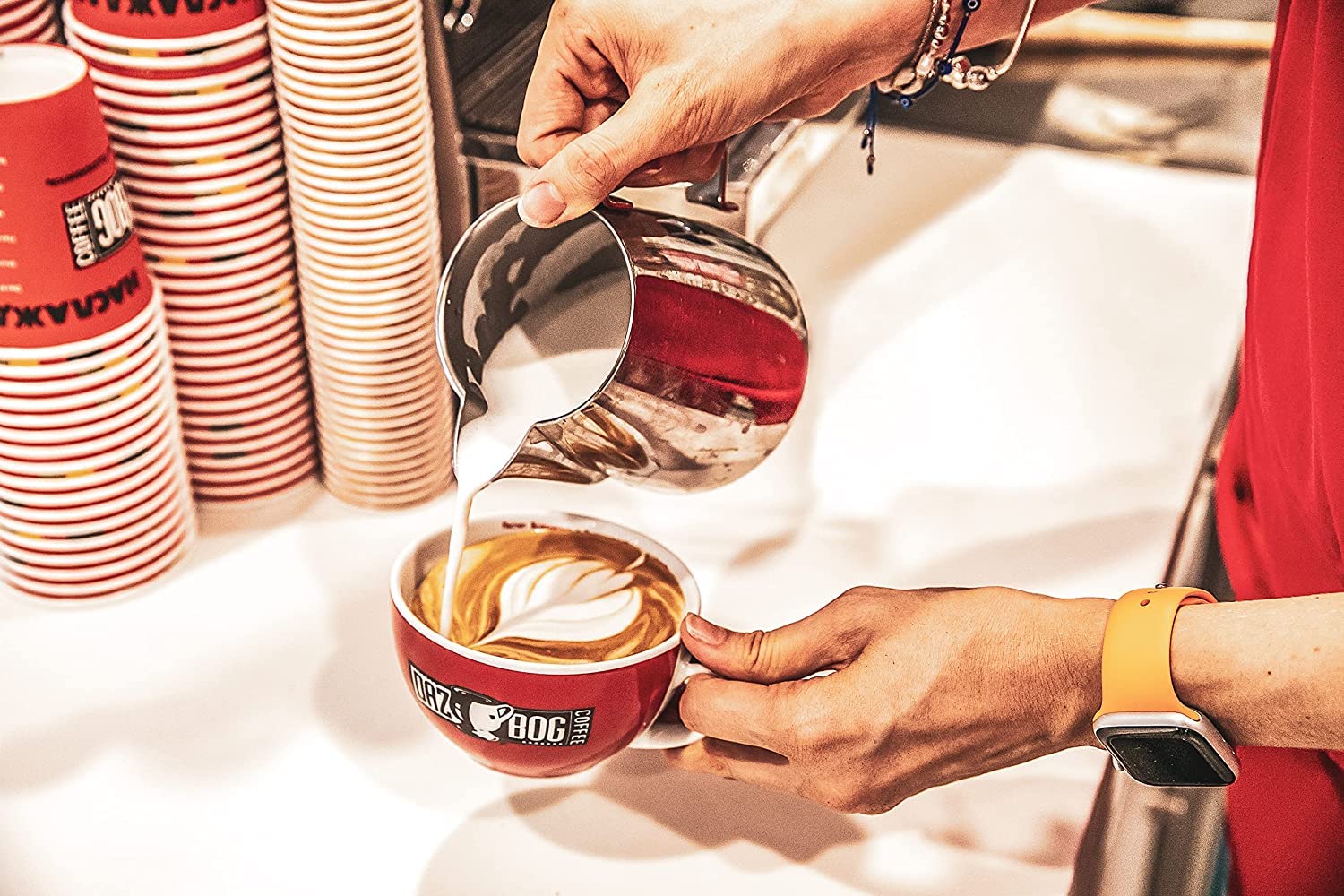 Dazbog Coffee | Breakfast Blend | Ground Coffee | 2.5 oz. Portion Pack, 32 Count | Bright Flavor & Earthy Overtones | Light Roast Blend | Heavenly Rich | Great for Businesses & Restaurants