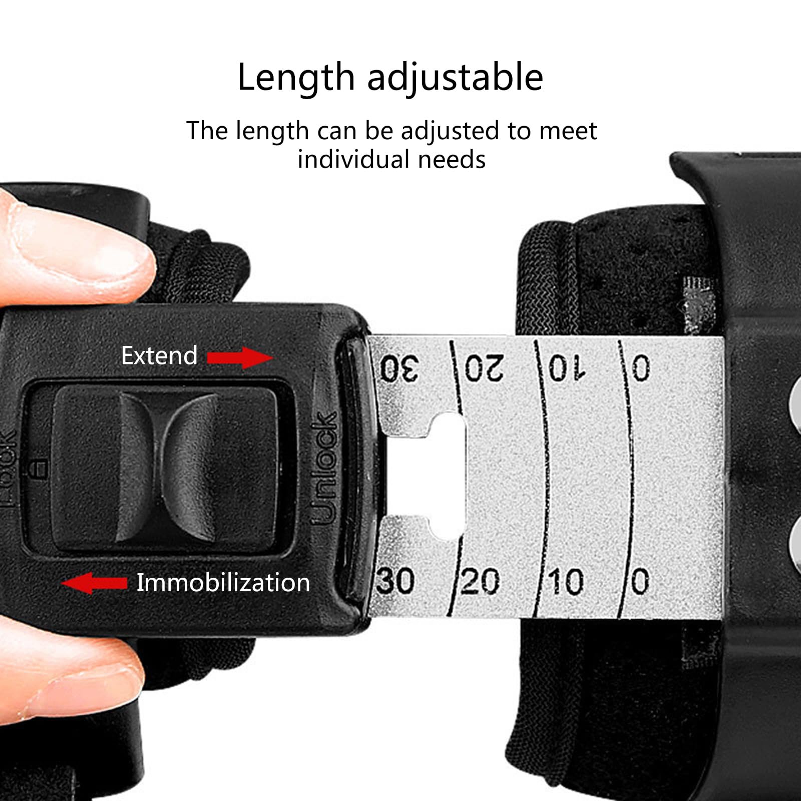 Gomito Immobilizzatore Brace Rimovibile Lungo Gomito Cast Avambraccio Ortesi Stecca Per Sollievo Del Braccio Gomito Stabilizzatori Brace