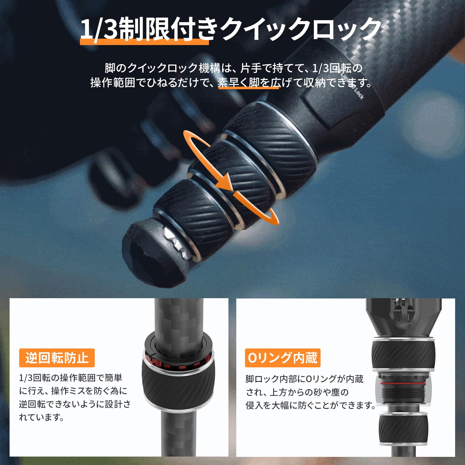 Amazon | Ulanzi FALCAM TreeRoot カーボン三脚 カメラ三脚 F38 Pro