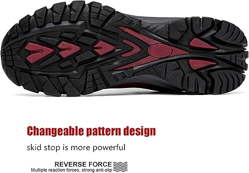 Miniatura 4 de ulogu Waterproof Hiking Shoes for Men Women Comfy Lightweight All Day Work Walking Shoes 6-Month Warranty