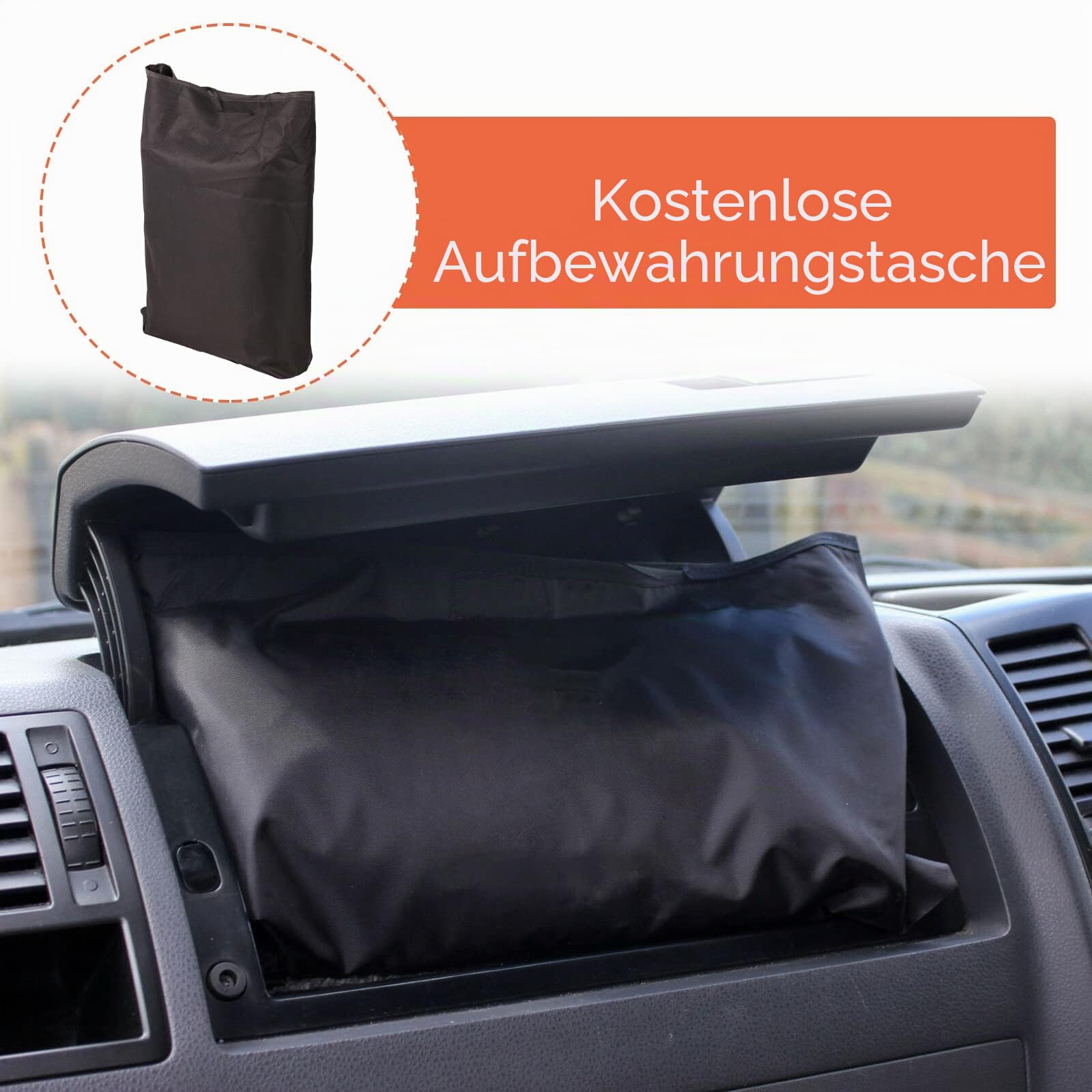 Auto Windschutzscheiben Abdeckung Ersatz für Renault Trafic 2014-2026 | 600D Luxus Sonnenschutz, Verdunkelung Thermomatten, Blockiert UV Strahlen Wetterfeste Eisschutz Frontabdeckung Wrap Cover