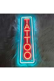 タトゥー  ネオンサイン TATTOO Neon Sign for Wall Decor,TATTOO Sign 19.7*6.7 Inches for