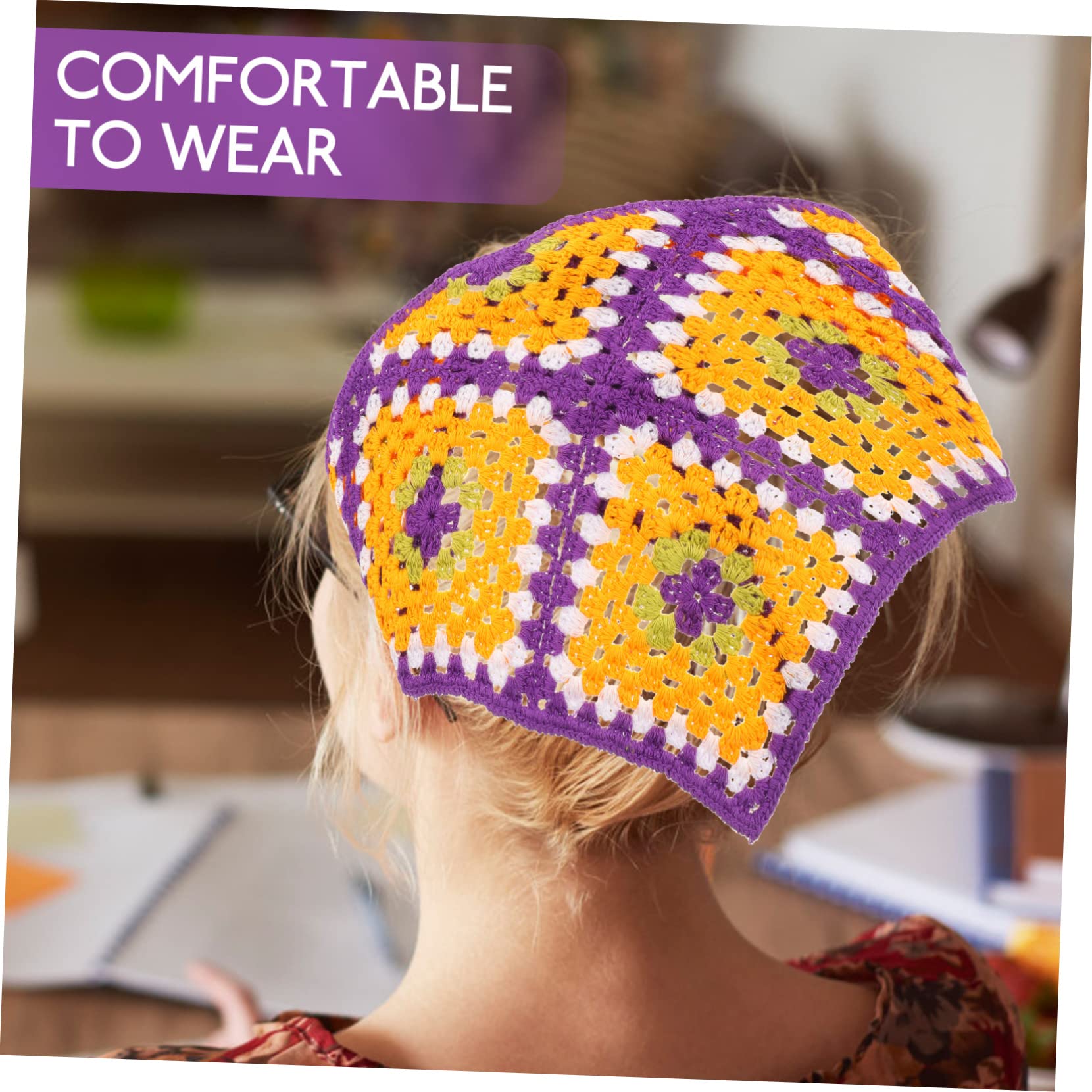 Healeved 5piezas Diadema De Ganchillo Para Mujer Bandana Colorida y Chic Para Yoga Viajes y Uso Diario Accesorio De Moda Para Cabello
