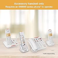 Vista 5 de VTech SN5307 Amplified Photo DIAL Accessory Handset with Big Buttons & Large Display for SN5127 & SN5147 Senior Phone Systems, Photo Dial Handset