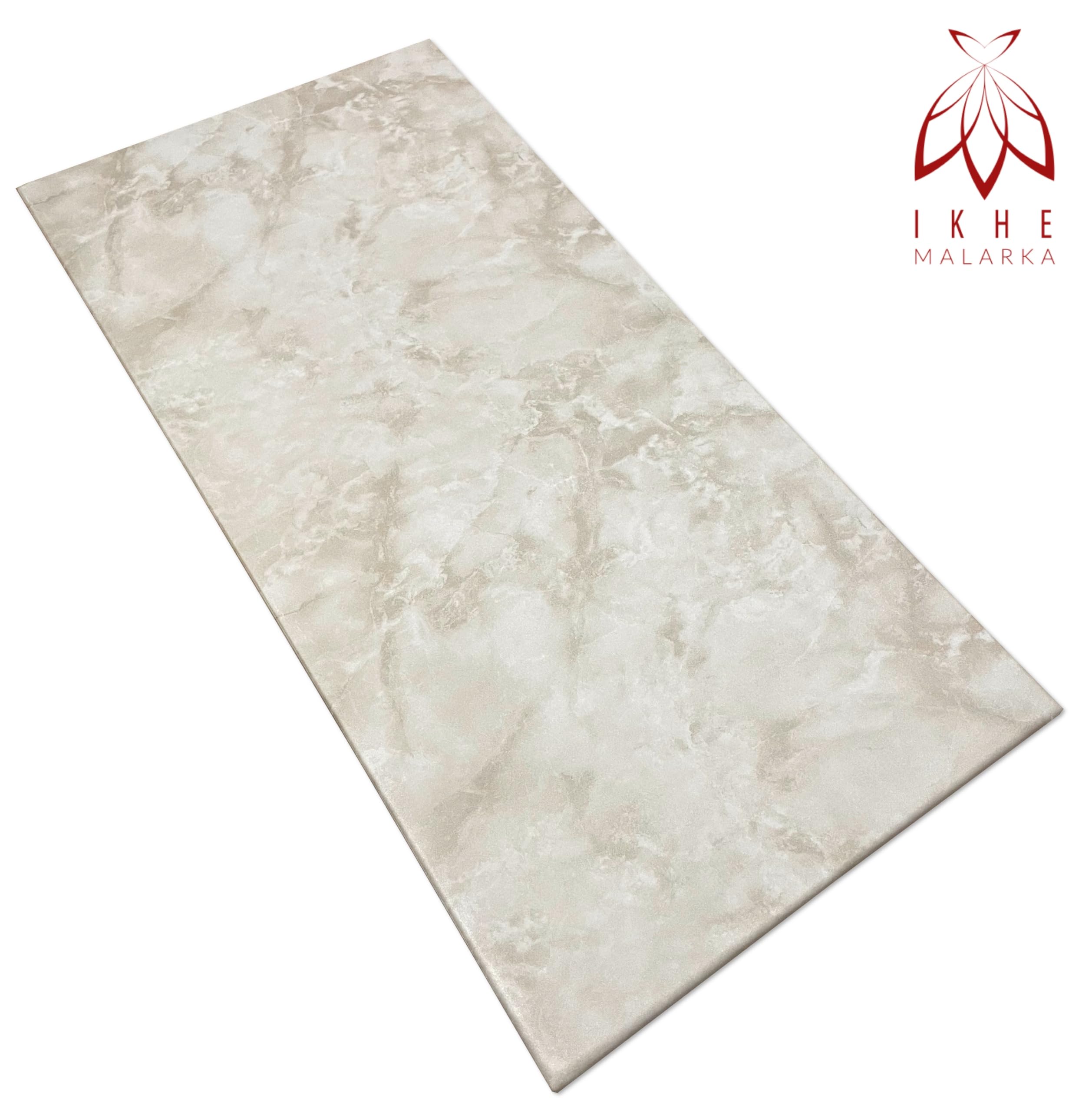 Lot de 4 panneaux de plafond en polystyrène XL - Panneaux muraux XL - Décors - Aspect marmer - Imitation marbre - Revêtement mural - 3 mm d'épaisseur - 100 x 50 cm - 2 m²