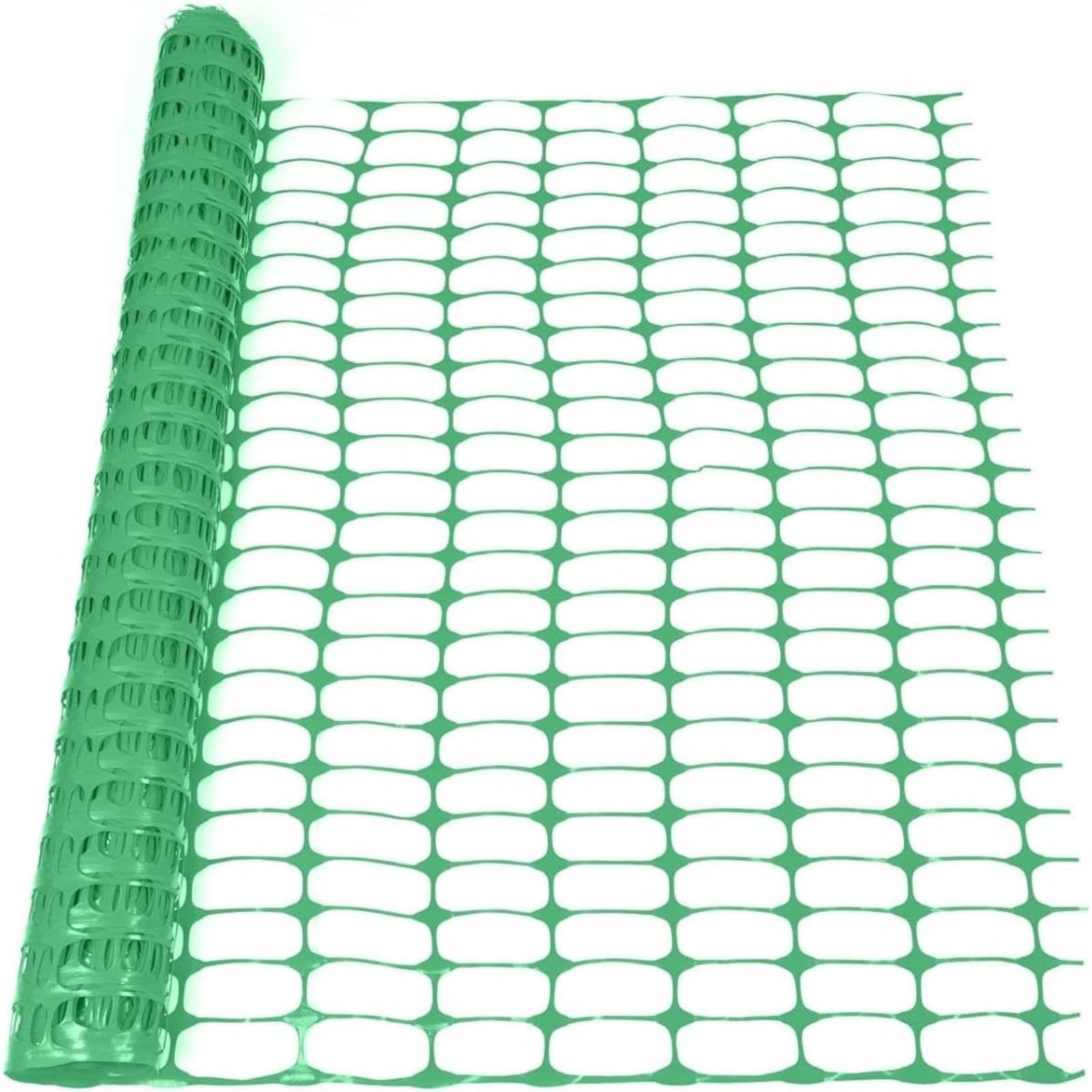 KARAT | Grillage avertisseurs - Clôture de Chantier - Clôture d'étang - Clôture de Protection - Filet de Protection de Parterre - Filet avertisseur Plastique | Vert, 30 m