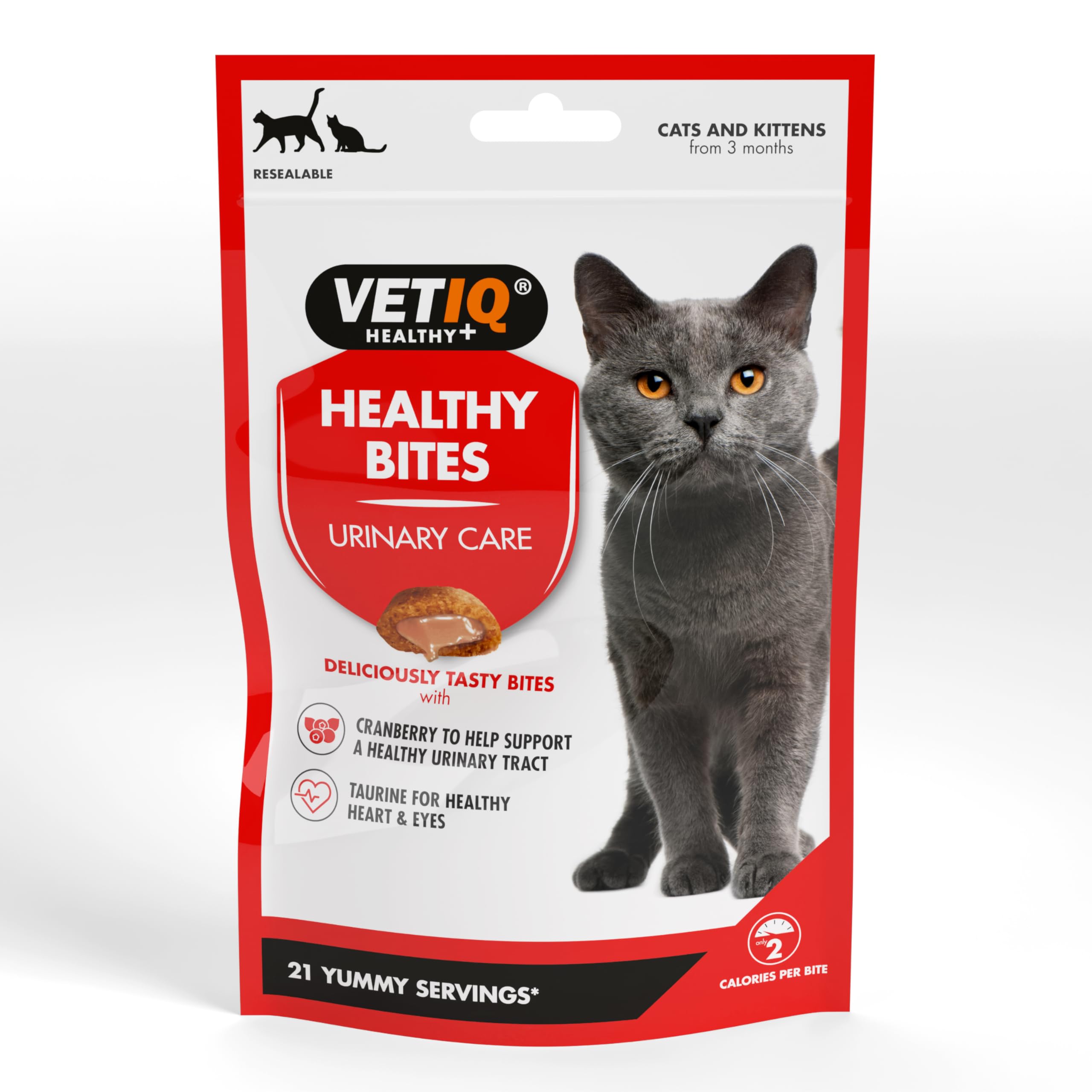 Mark & Chappell Healthy & Tasty Bites Urinary Care Cat Treats, 65g - with Cranberry for Urinary Tract Health & Taurine for Heart & Eye Support, for Cats & Kittens (B0BC4GNNQ9) Amazon Price History, Amazon Price Tracker