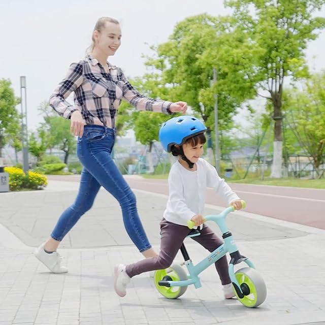 Foto 7 de 8 de AIYAPLAY Bicicleta sin Pedales para Niños de 18-48 Meses Verde y Turquesa