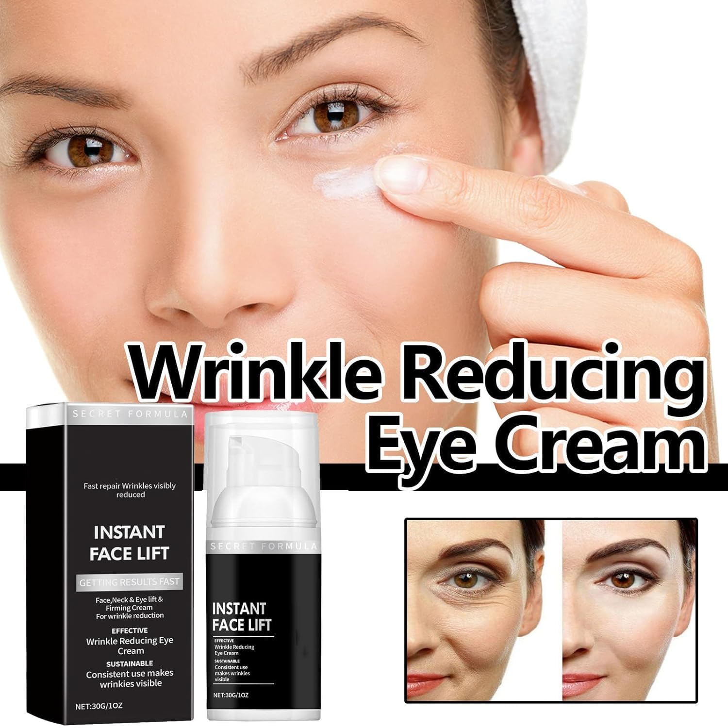 Harvey Ross Instant Iift Plus Cernes, 2PCS Instant Iift Plus, Under Eye Bags and Wrinkles, Instant Eye Lift - Image 2