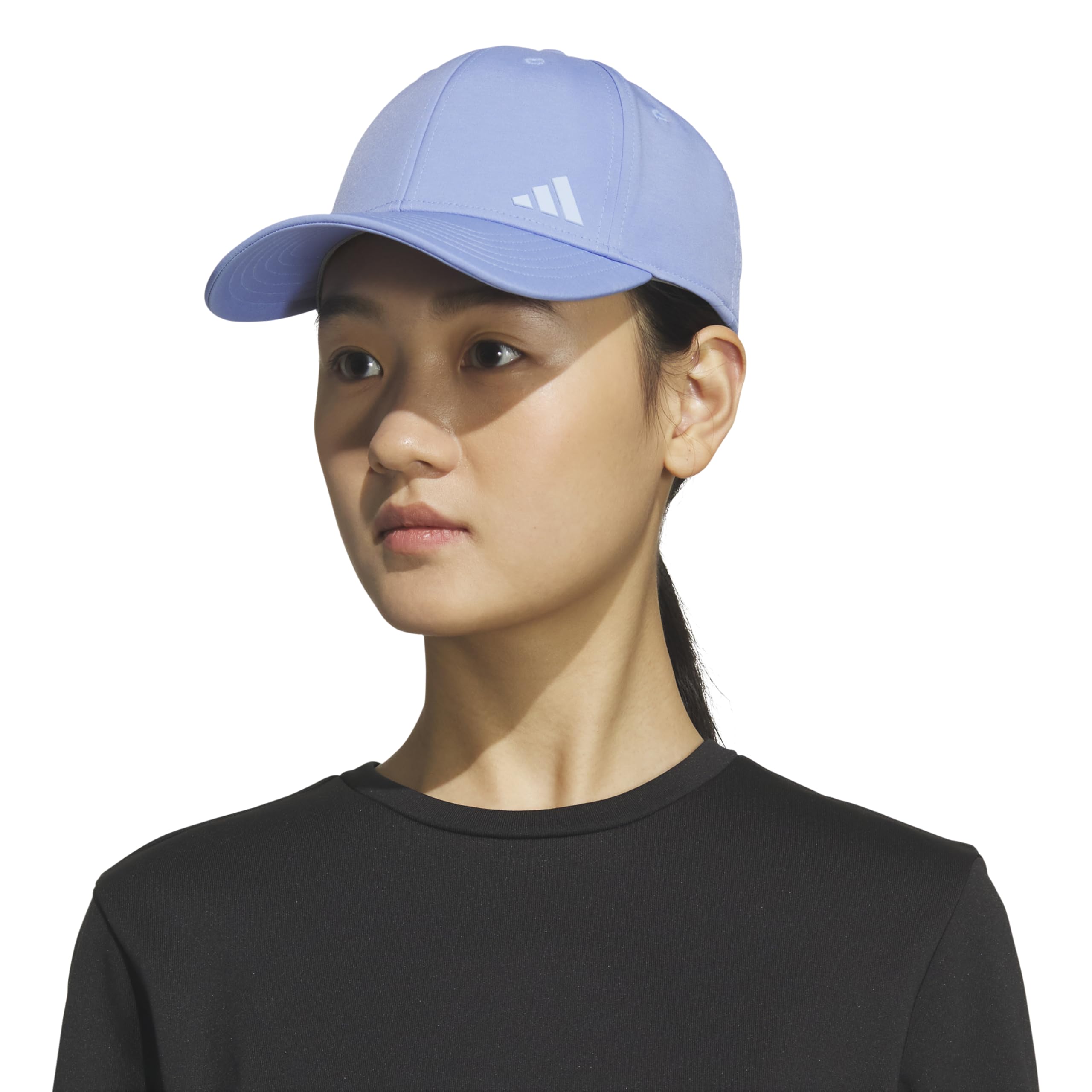 adidas Gorra de béisbol sin Espalda para Mujer, Blue Fusion/Glow Blue, Talla única