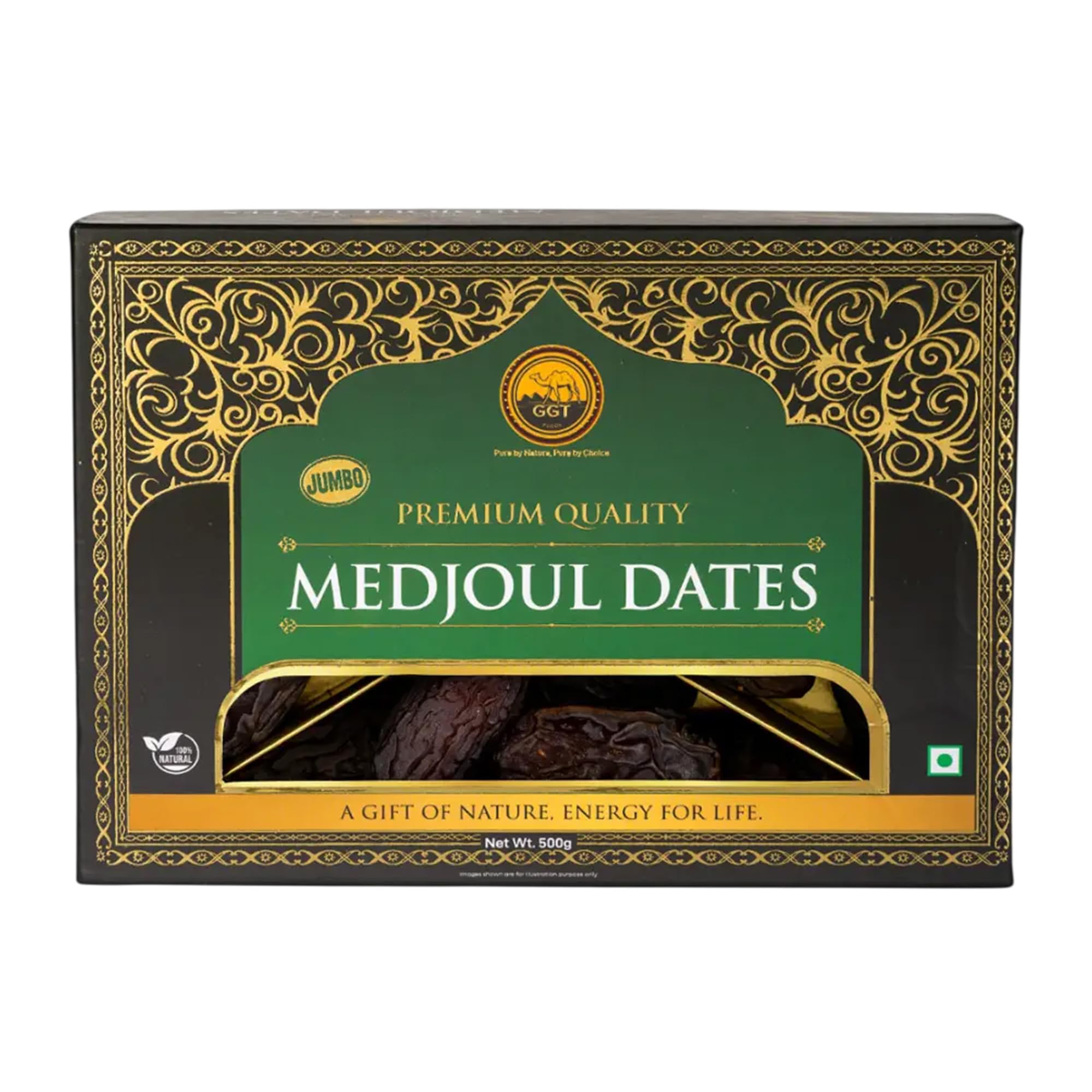 GGT Premium Jumbo Medjool Dates 500g | Khajoor Dates | Khajur Dry Fruits | King Size | Rich in Fiber | Naturally Sweet & Soft | No Added Sugar | Ready to Eat | Perfect for Everyday Snacking & Gifting-image-27