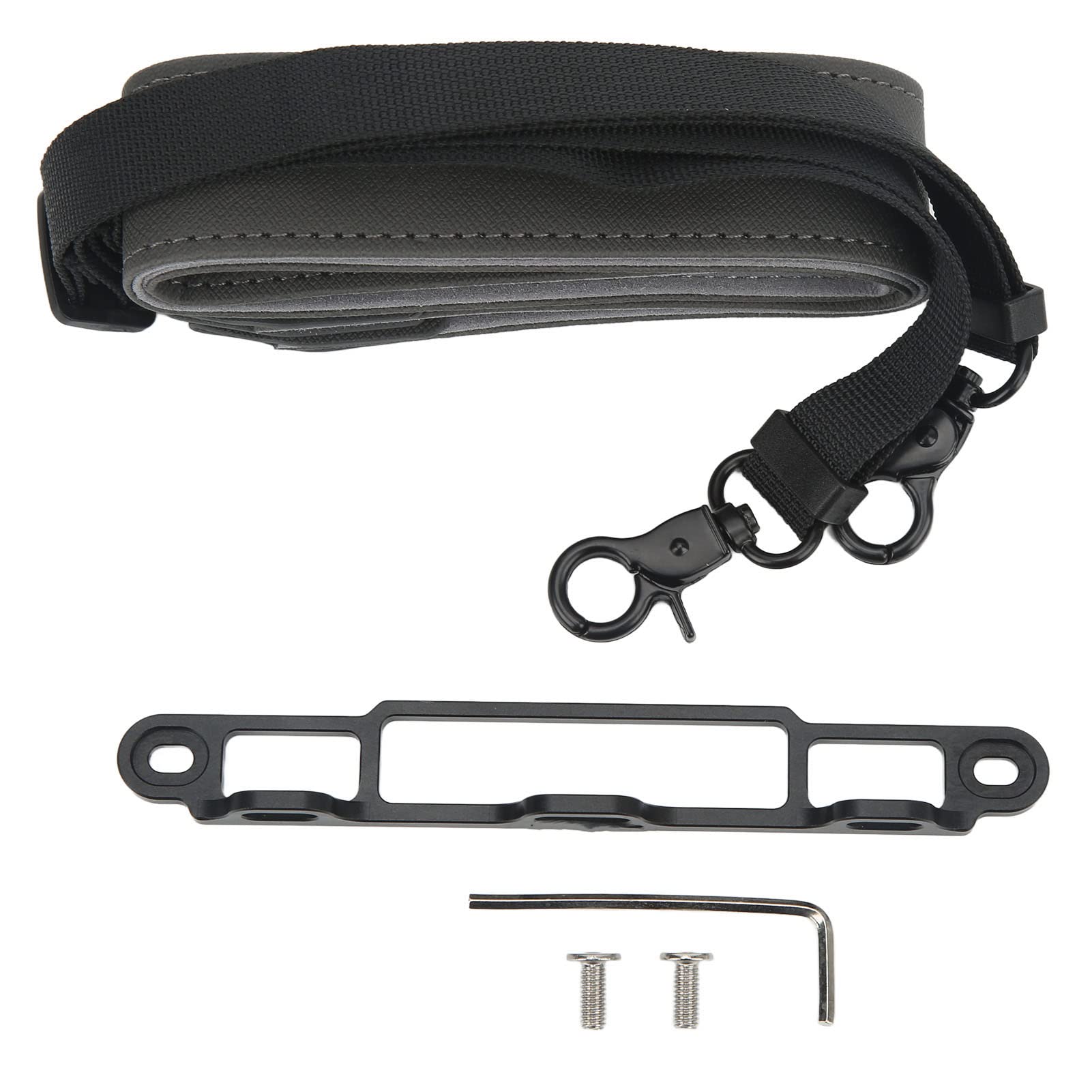 Soporte de aleación duradera y correa de cuero PU premium para control Mini 3 Pro 8