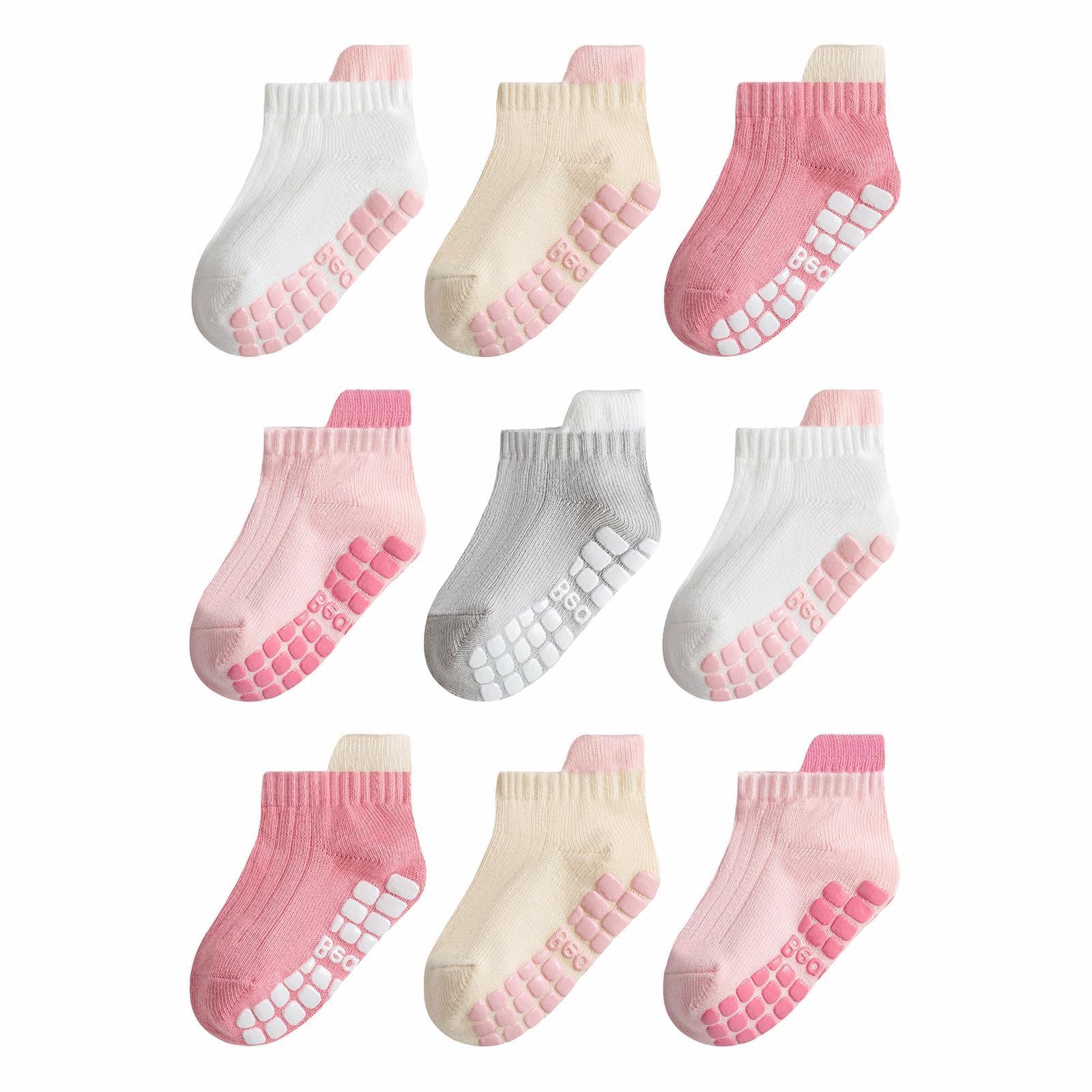 Non-slip Toddler Ankle Cotton Grip Socks Unisex 6M-5T