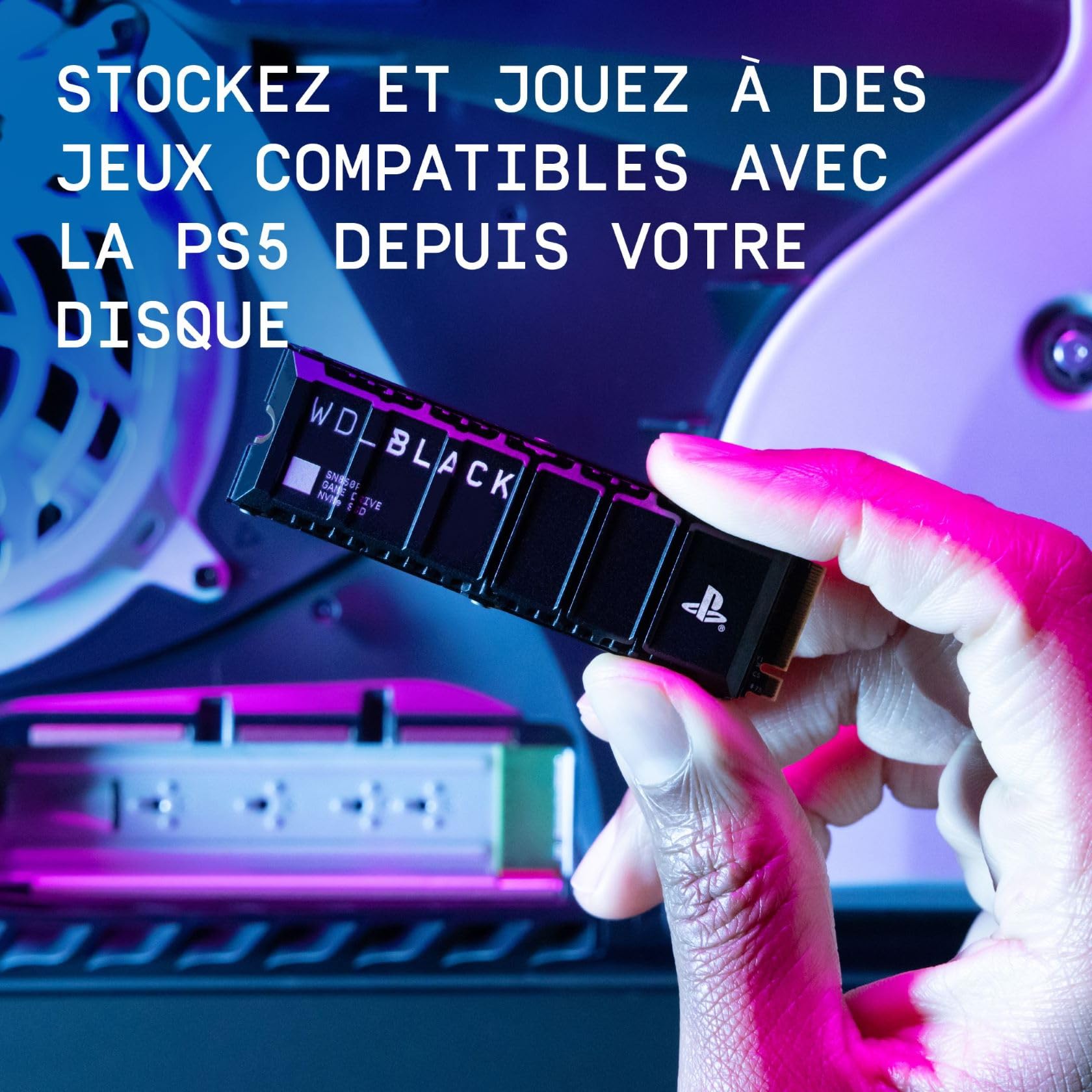 Sandisk Disque SSD WD Black SN850P 1TB M.2 PCIe 4.0 NVMe