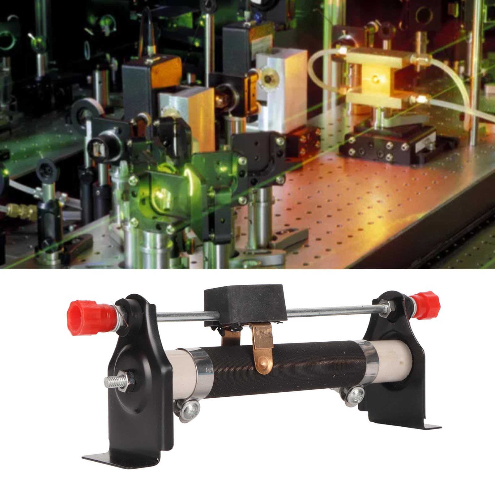 Schiebe-Rheostat-Widerstand, Doppelter Verwendungszweck, Konstanter und Variabler Widerstand, 2 A, 20 Ω, Schiebe-Rheostat-Widerstand, Labor-Forschungswerkzeug für den Physik- und