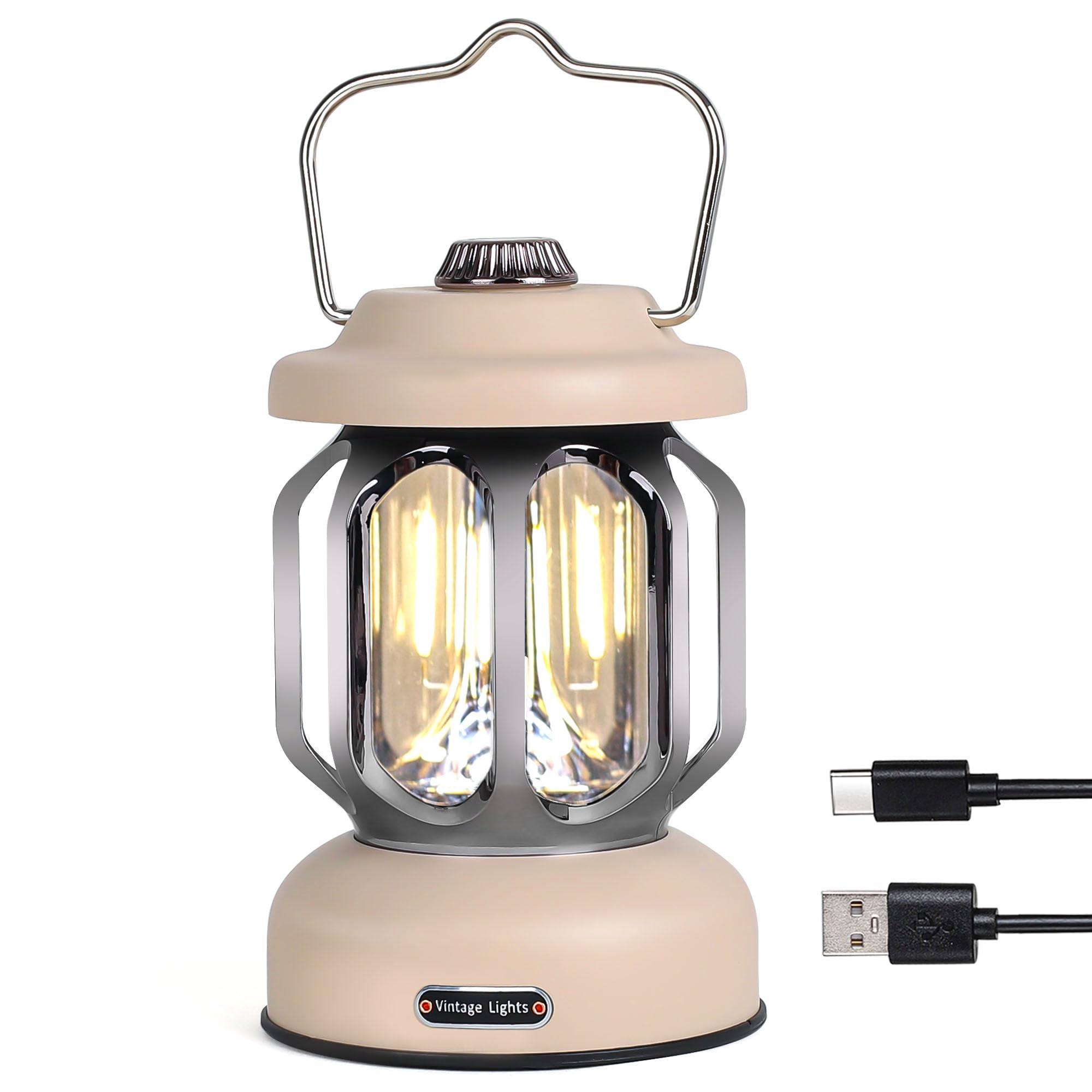 Amazon.com: SEAMAGIC Rechargeable LED Camping Lanterns, Vintage