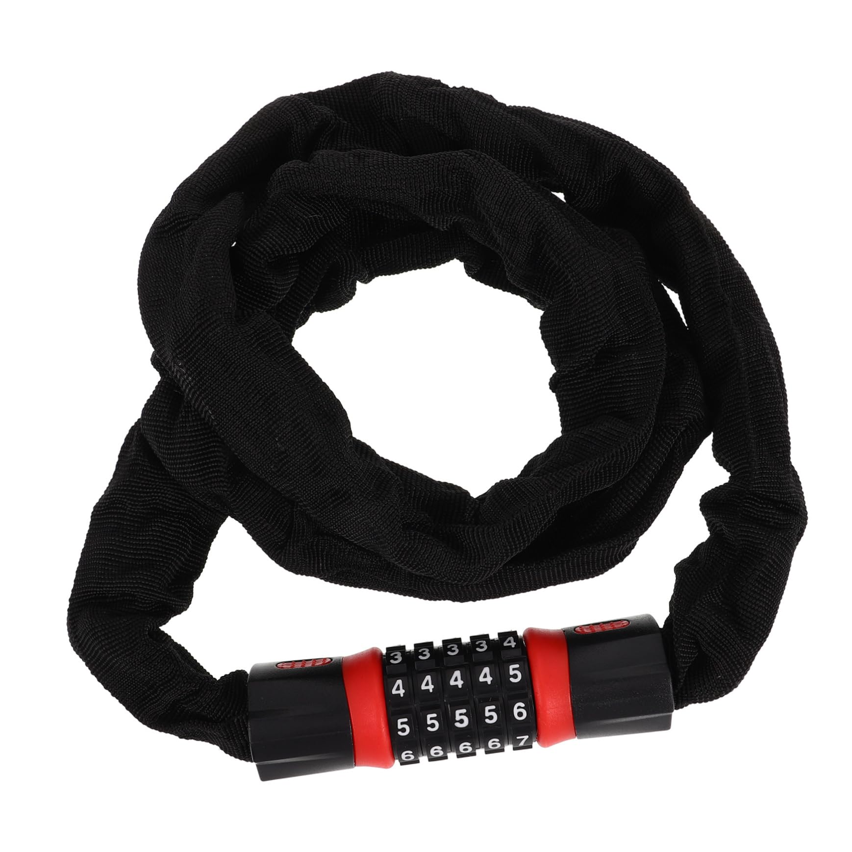 GAROZATION Bike Chain Lock Heavy Duty -Theft Combination Lock for Electric Scooters and Motorbikes Resettable Password Versatile Compatibility