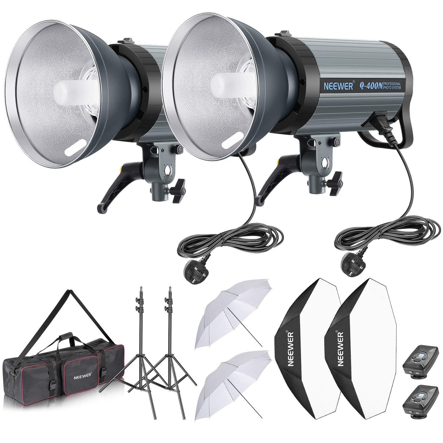 Buy Neewer 800W Studio Strobe Flash Photography Lighting Kit(2) 400W