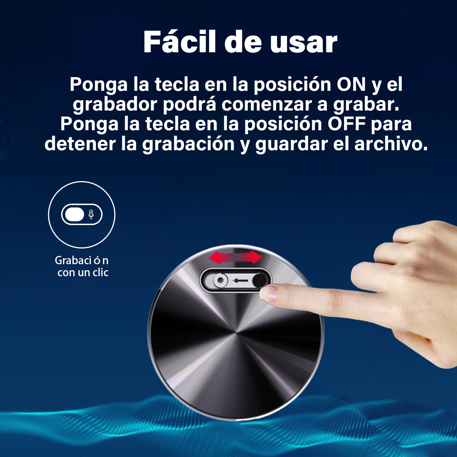 Mini grabadora magnética activada por Voz, Dispositivos de micrograbación, grabadora de Sonido pequeña Digital, grabadora de Audio