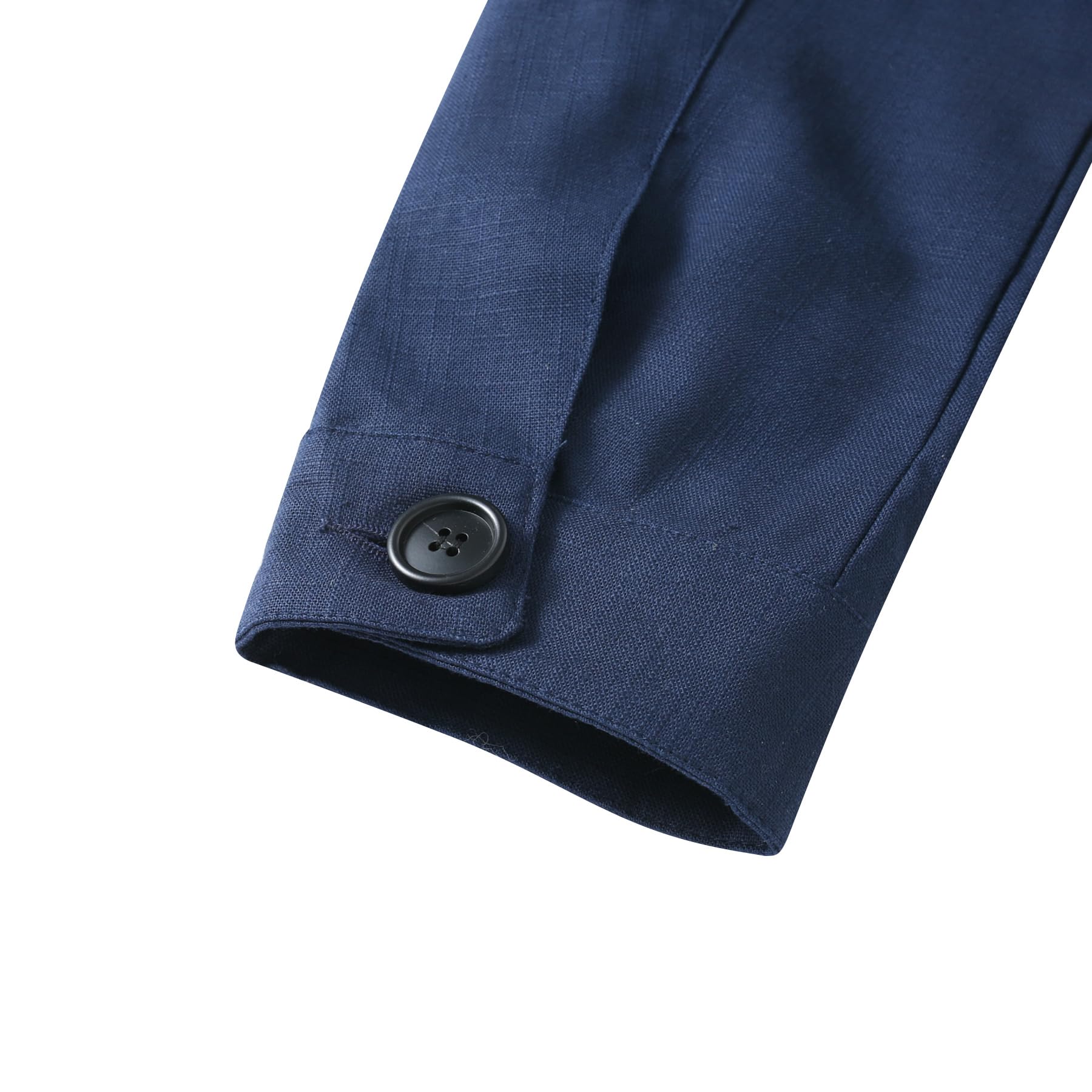 Allthemen Giacca in Lino Uomo Casual leggera Giacche Cerniera Sportivi Transitorio Revers Blazer Primavera