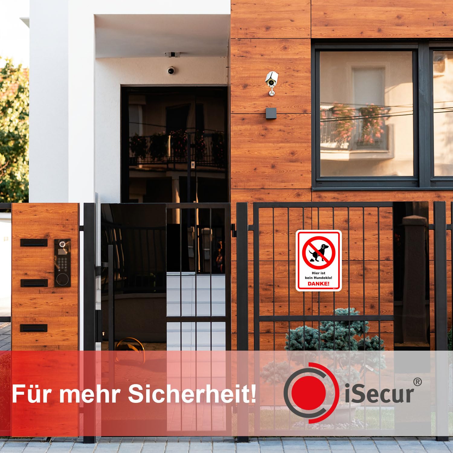 Easydruck24de Hinweisschild „Hier Ist Kein Hundeklo!“ – 20x30 Cm, Aluminium, Wetterfest