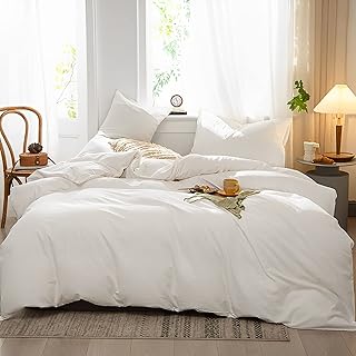 Duvet Protector Cover - Waterproof Breathable - Washable and Reusable Incontinence Duvet Cover with Zipper Flap for Pets, Dog, Cat, Kids, Elder (Queen)