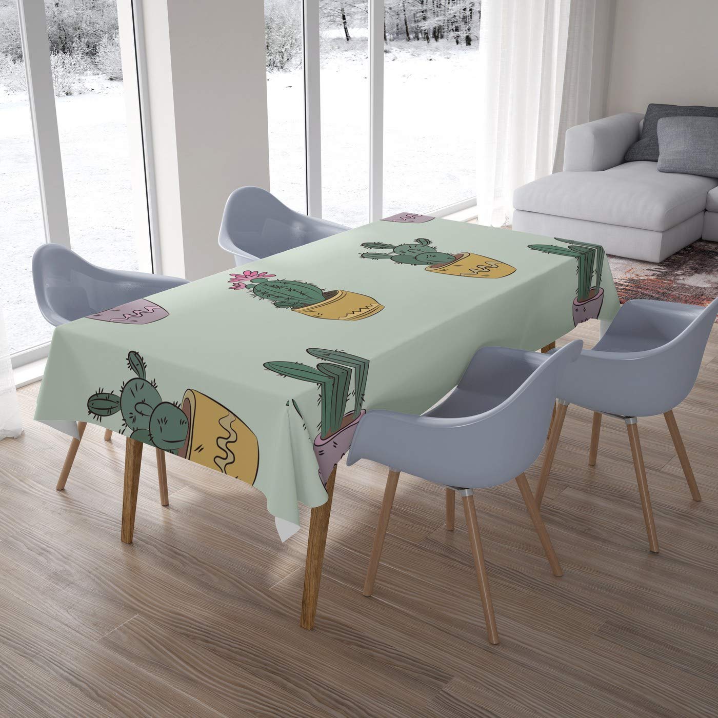Bonamaison Kitchen Decoration, Tablecloth, 140cm x 200cm - Designed and Manufactured in Turkey
