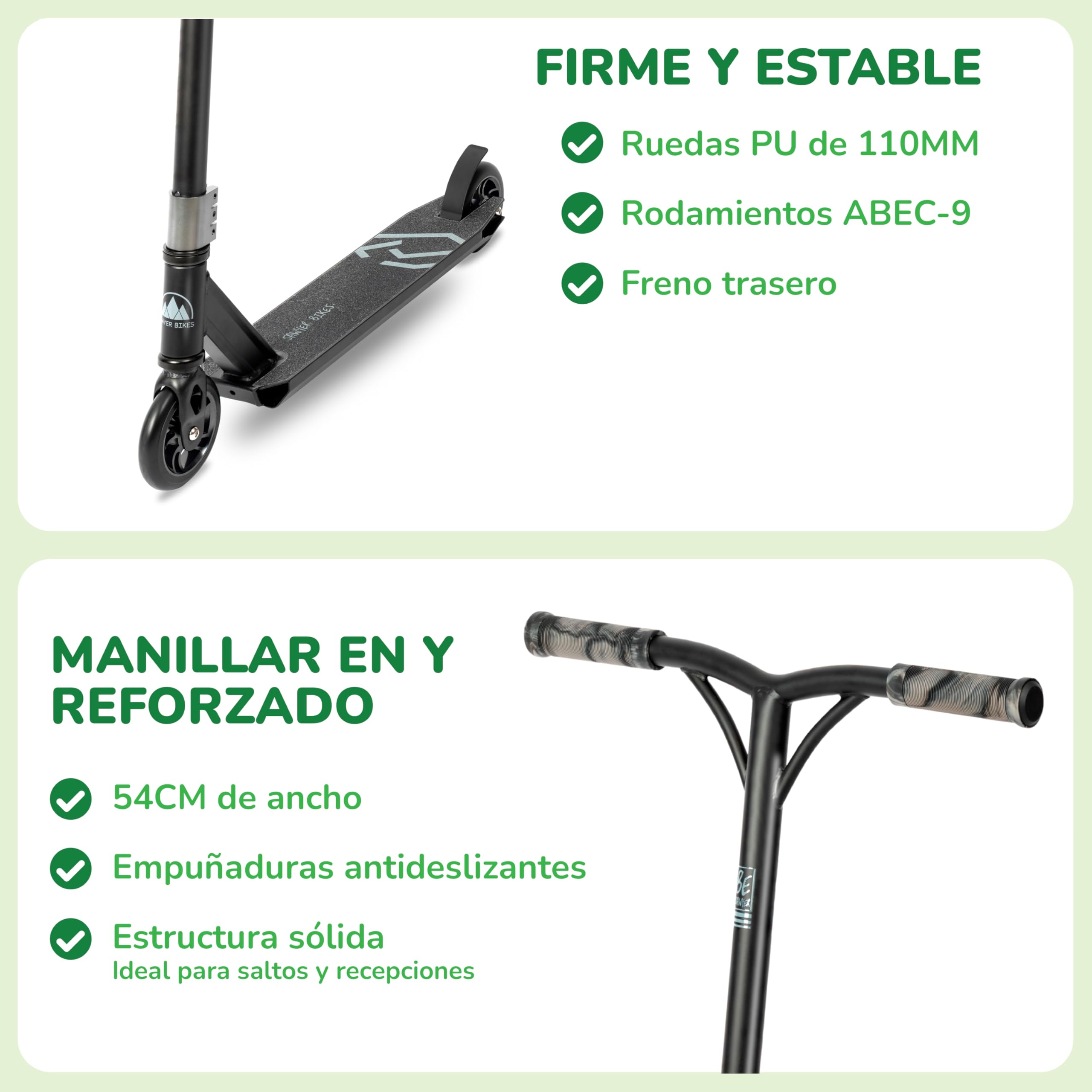 Sawyer Bikes Patinete Freestyle Niños +10 Años Adultos