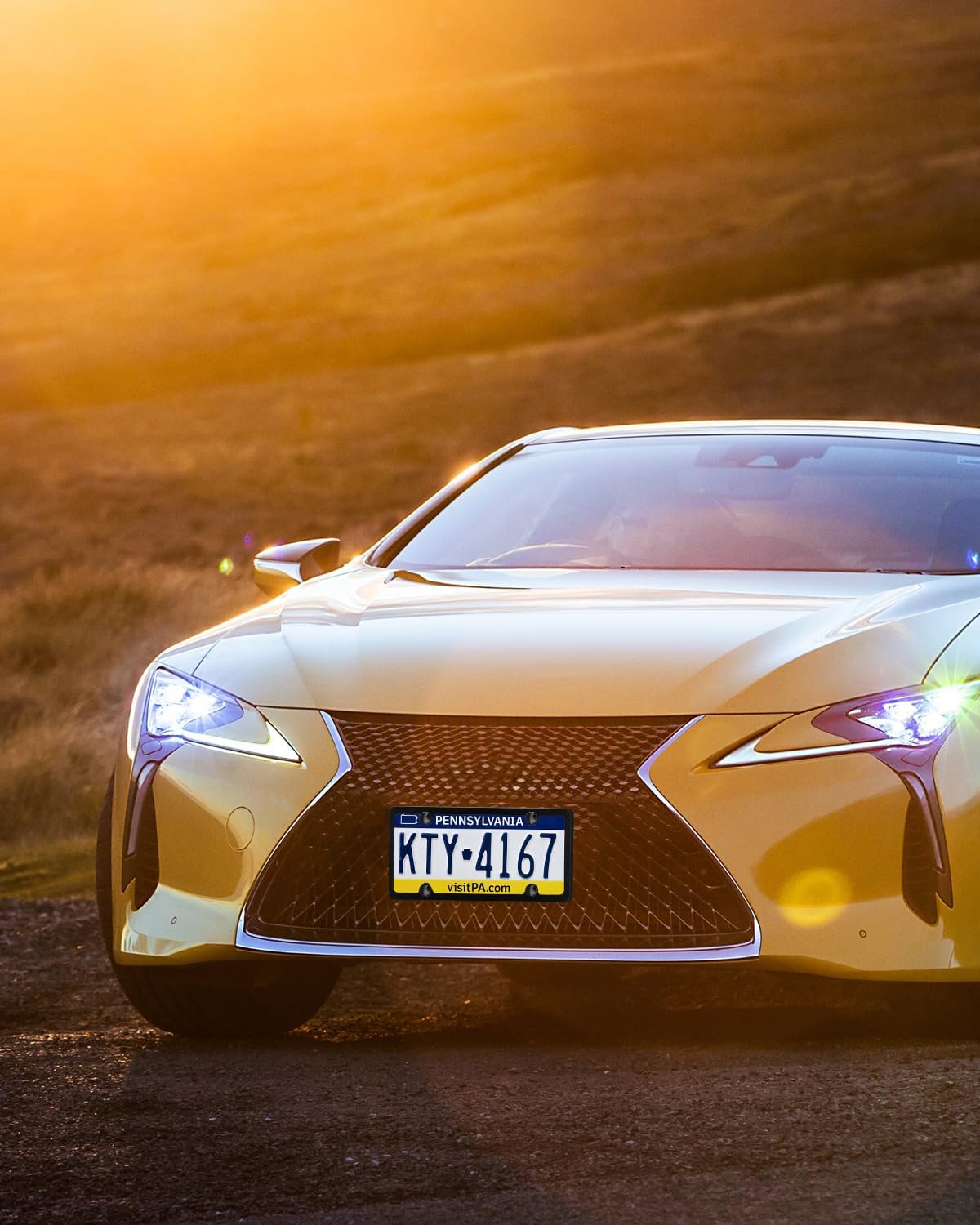 XCLPF Front License Plate Bracket,No Drill License Plate Holder,License Plate Mounting kit,Universal Bumper Car Frame Mount Adapter,Black License Plate Frames with Screw Cap,Cable Ties - Image 7