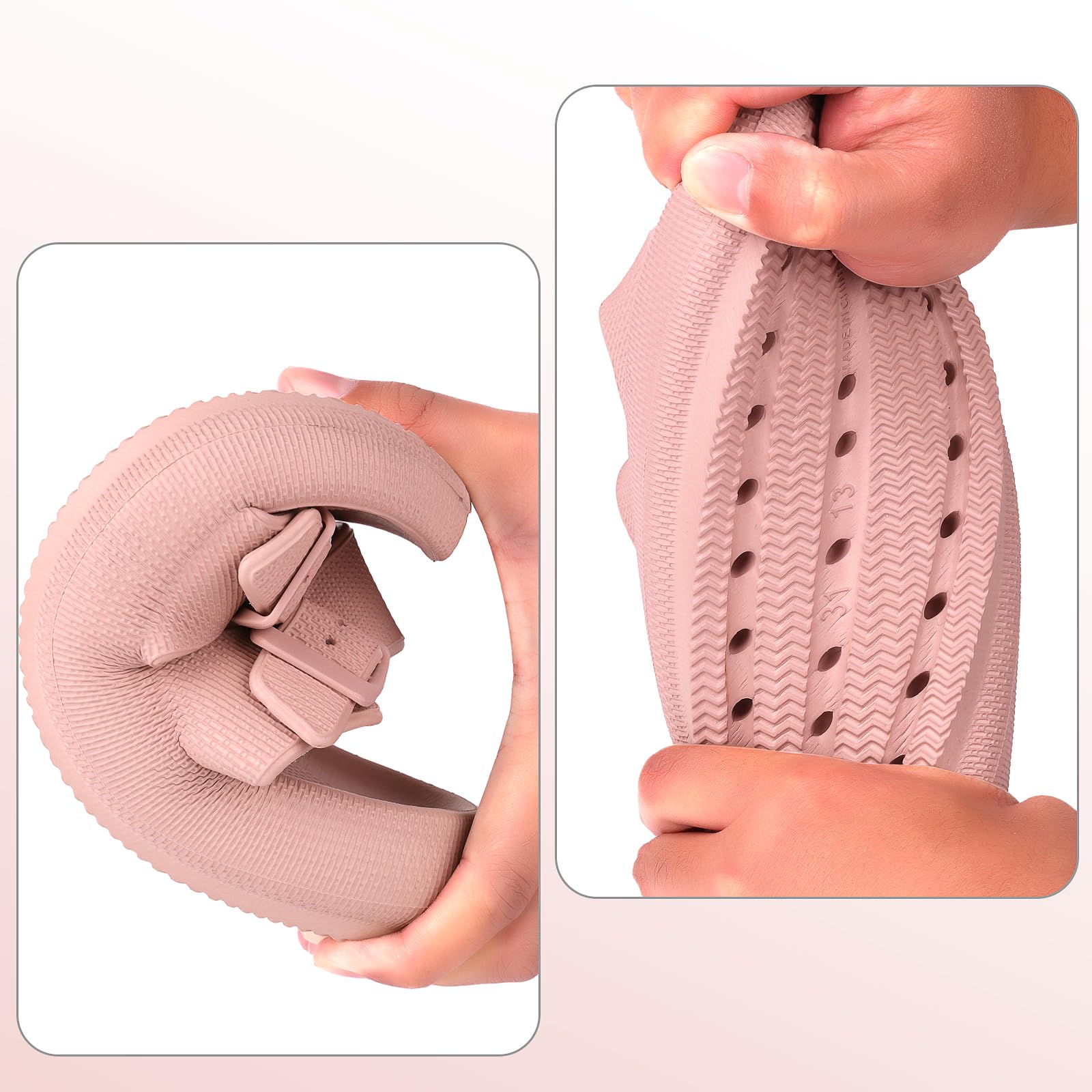 Claquette Enfants Ajustables Chausson Garçons Et Filles Sandales Doux Antidérapantes d'Été Piscine Chaussons Pantoufles De Bain Plates 30-38 EU