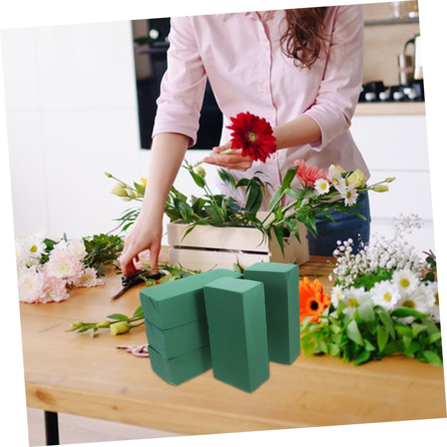 Amazon｜Artibetter 10個 フラワーアレンジメント粘土 生花 花を