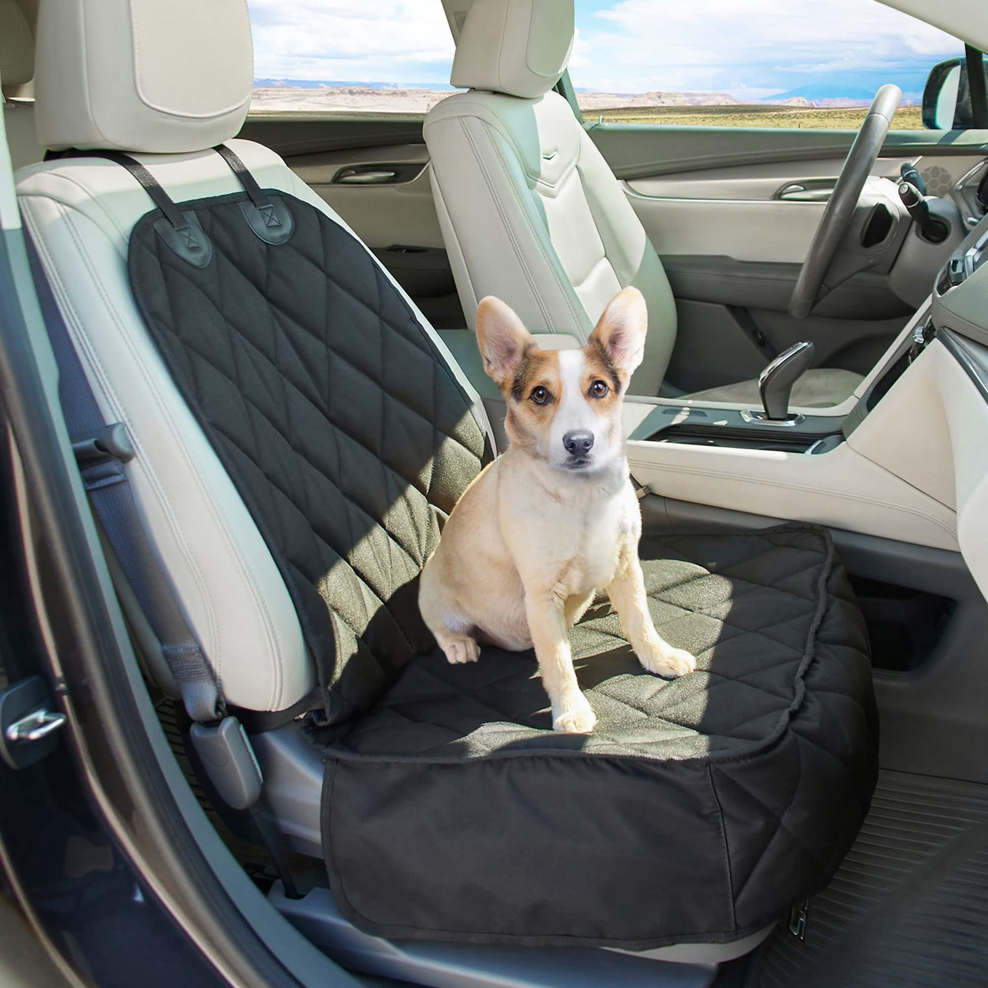 犬用カーシートカバー 防水キルティング Amazon.co.jp: ZAKAPAWSキルト犬フロントカーシートカバー 防水