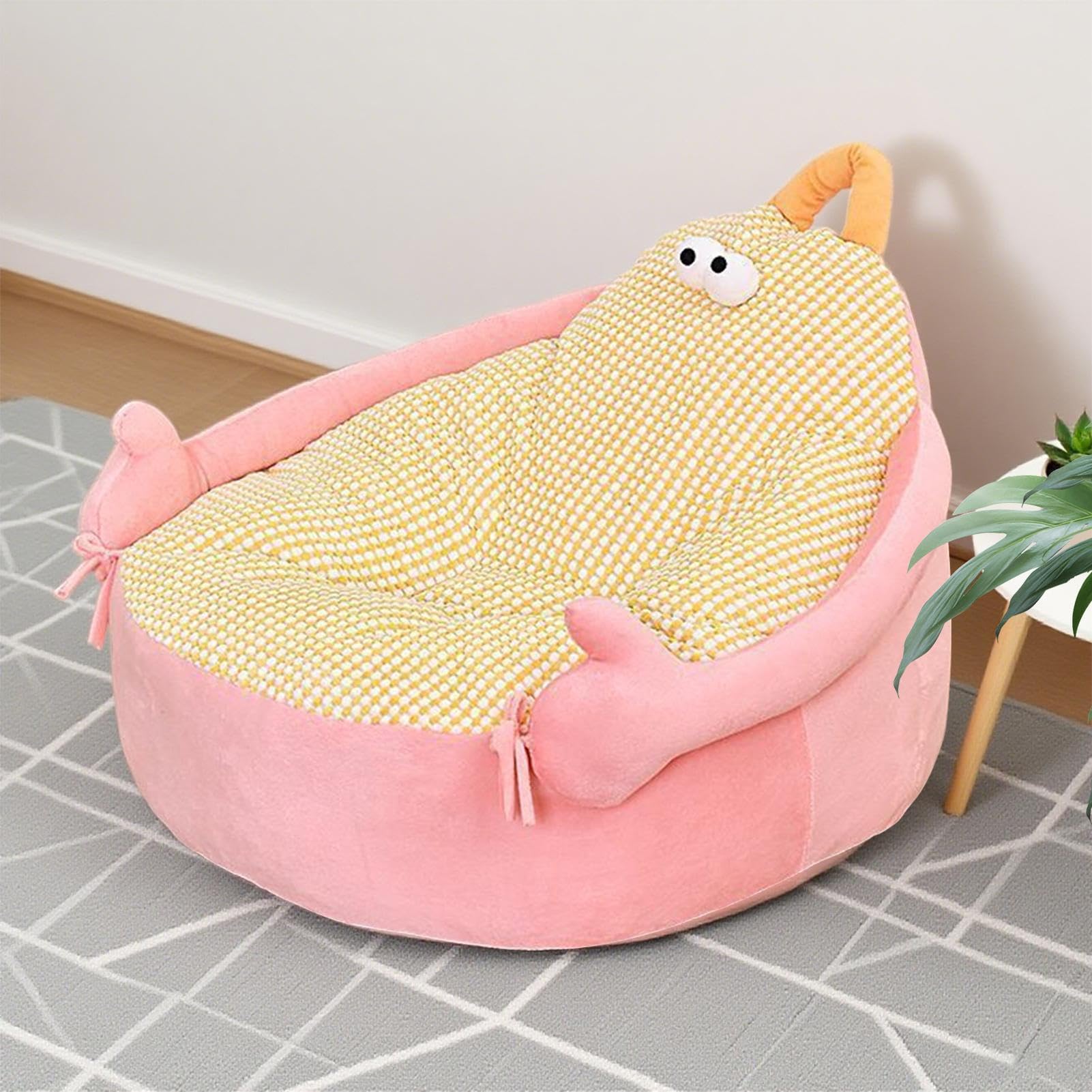 Cama Perros Suave Afelpado, De Mascotas, Calmante Y Cómodo para Dormir