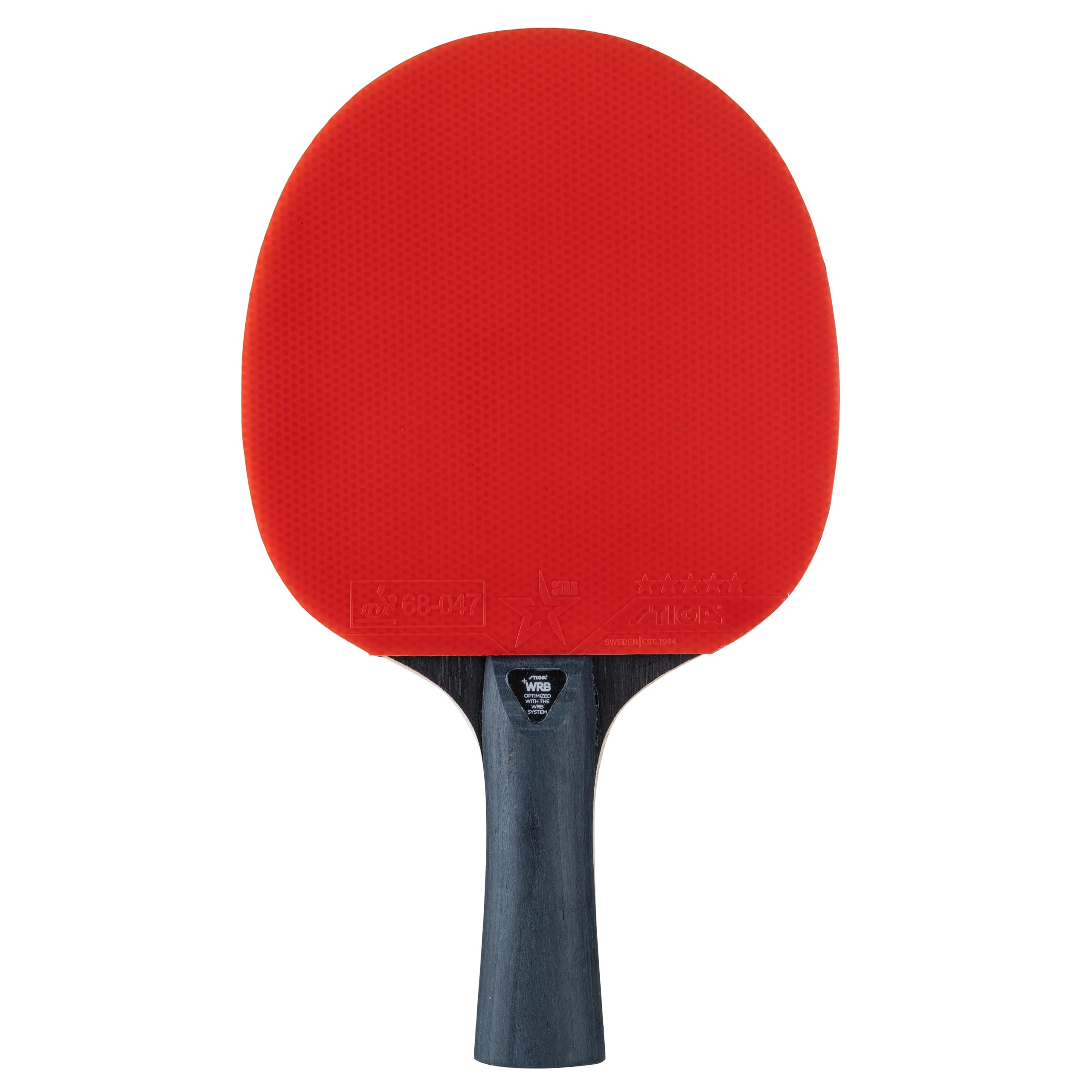 STIGA Prestige V2 Racchetta da Ping Pong a 5 Stelle – Alta Velocità, Telaio 5 Strati, Impugnatura Concava, ACS + WRB, Gomma ITTF, Spugna 2.0 mm