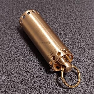 携帯 灰皿 Lサイズ ピルケース 真鍮 アッシュ トレイ