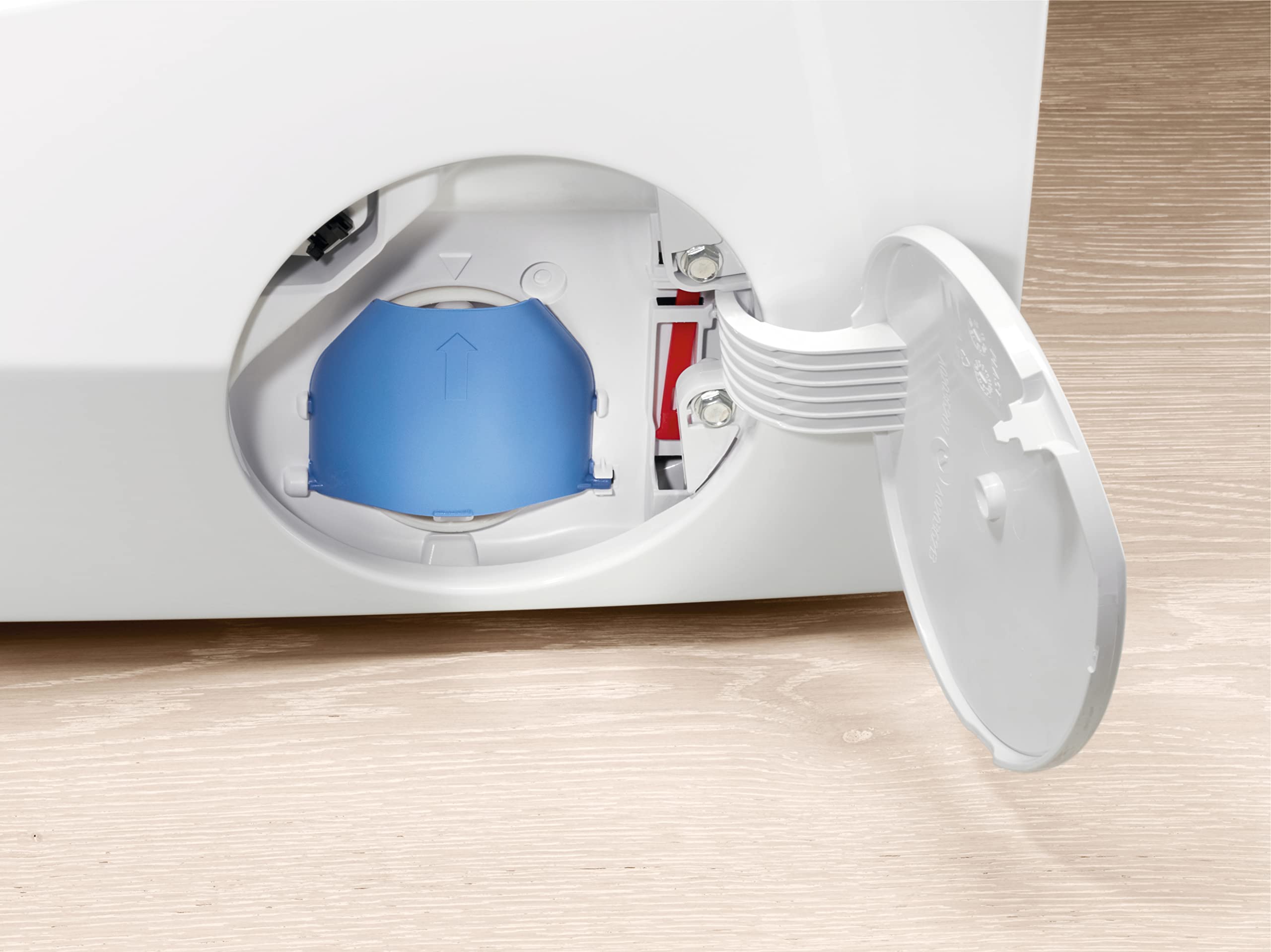Electrolux EN7F4842OF Lavadora Integrable 8 kg, 1400 rpm, SteamCare con Vapor FreshScent, SensiCare, Time Manager, Display XL LCD, Motor Inverter, Programa Rápido, Certificado Woolmark Blue, Clase B