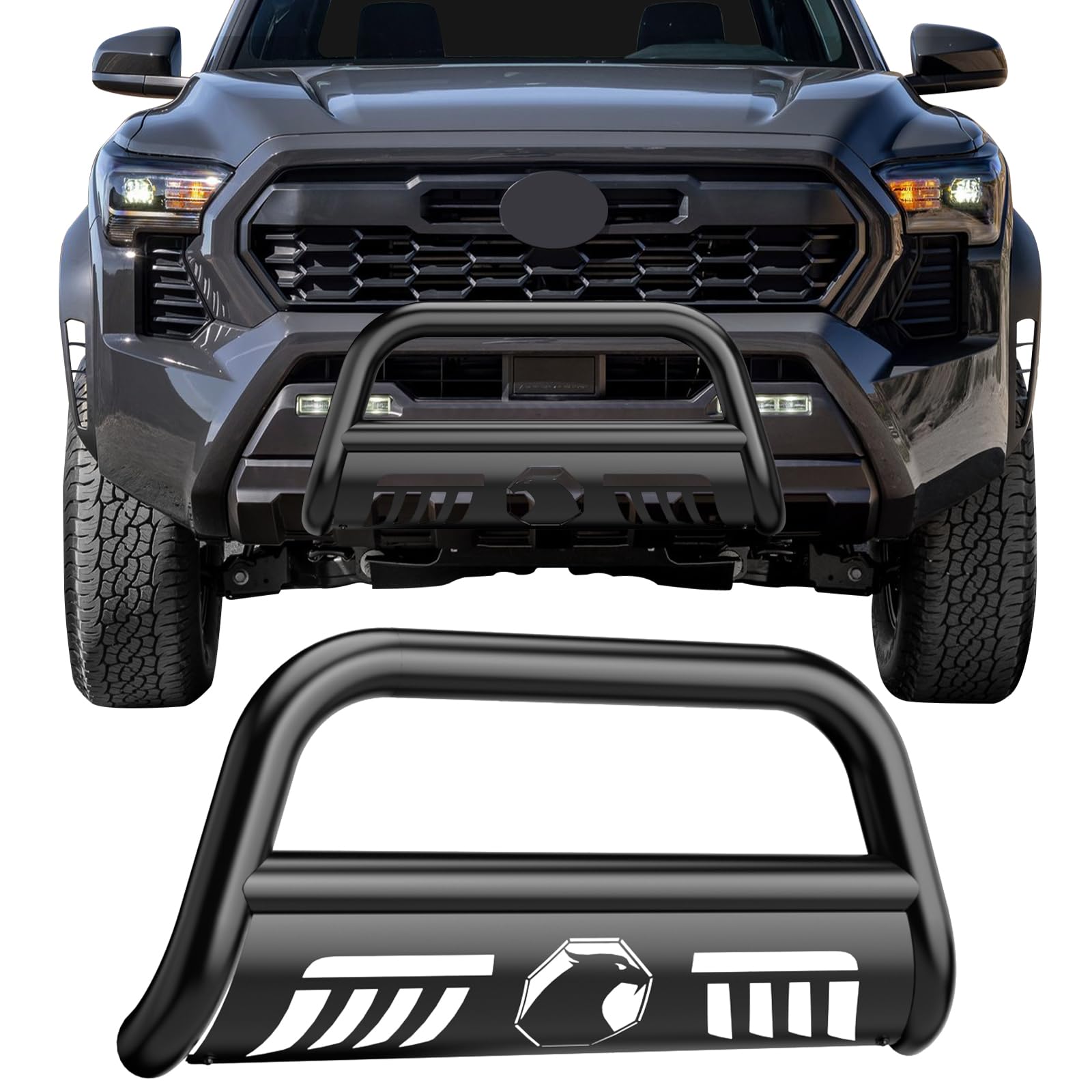 Bull Bar Front Bumper Guard Grille Brush for Toyota Tacoma 2024-2026 3 IN