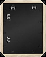 Vista 4 de Americanflat - Marco para cuadro de 16x20 con plexiglás pulido - Marcos anchos para cuadros fabricados en madera de ingeniería para exhibición