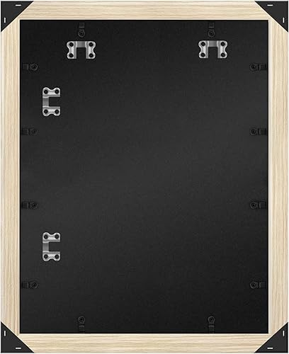 Miniatura 4 de Americanflat - Portarretratos de madera industrializada Epic Collection, marcos anchos de 16 x 20 pulgadas con plexiglás pulido, para exhibición de