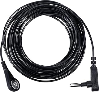 1pcs Grounding Mat Cord Black Replacement Grounding Cable Accessories for Groundings Sheets 15 Feet Fits All Popular Brands