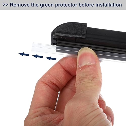 Miniatura 7 de X AUTOHAUX Juego de 3 limpiaparabrisas delantero y trasero para Mazda 2 DE 2007 2008 2009 2010 2011 2012 2013 2014