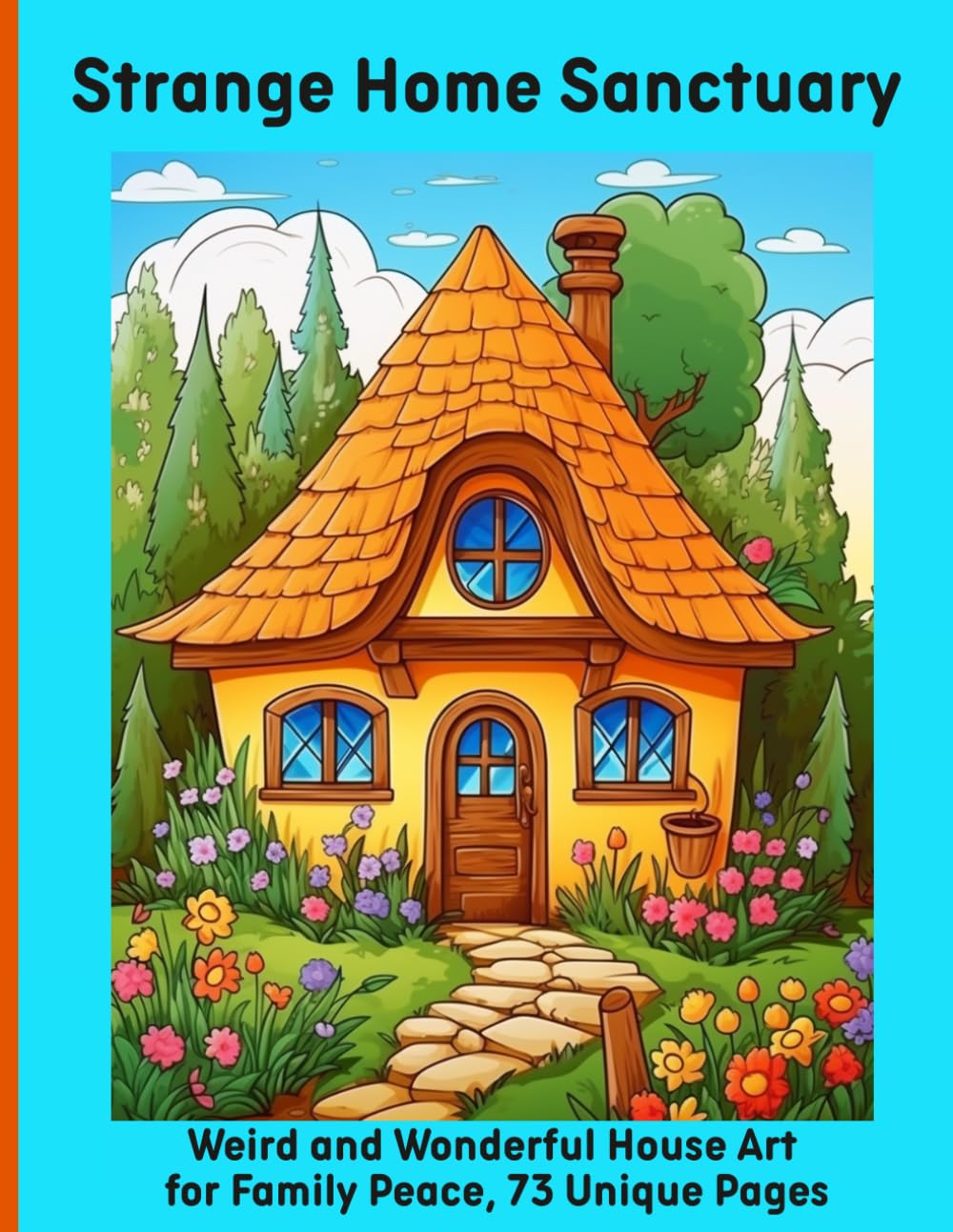 Strange Home Sanctuary: Weird and Wonderful House Art for Family Peace, 73 Unique Pages